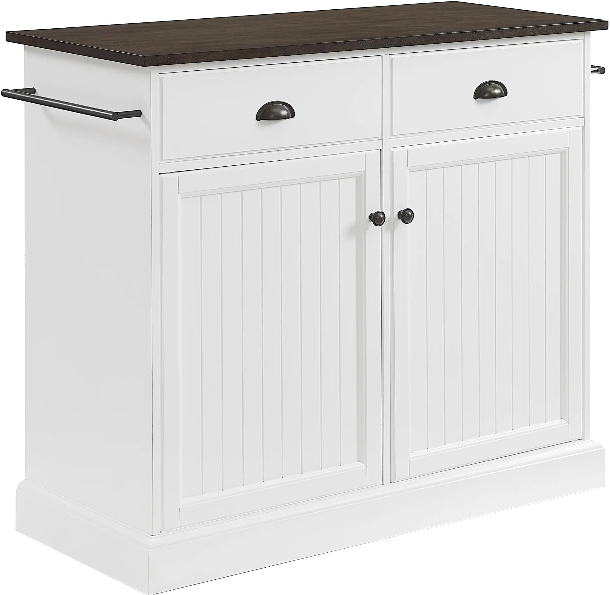 CF3038BR-WH Shoreline White Kitchen Island-1