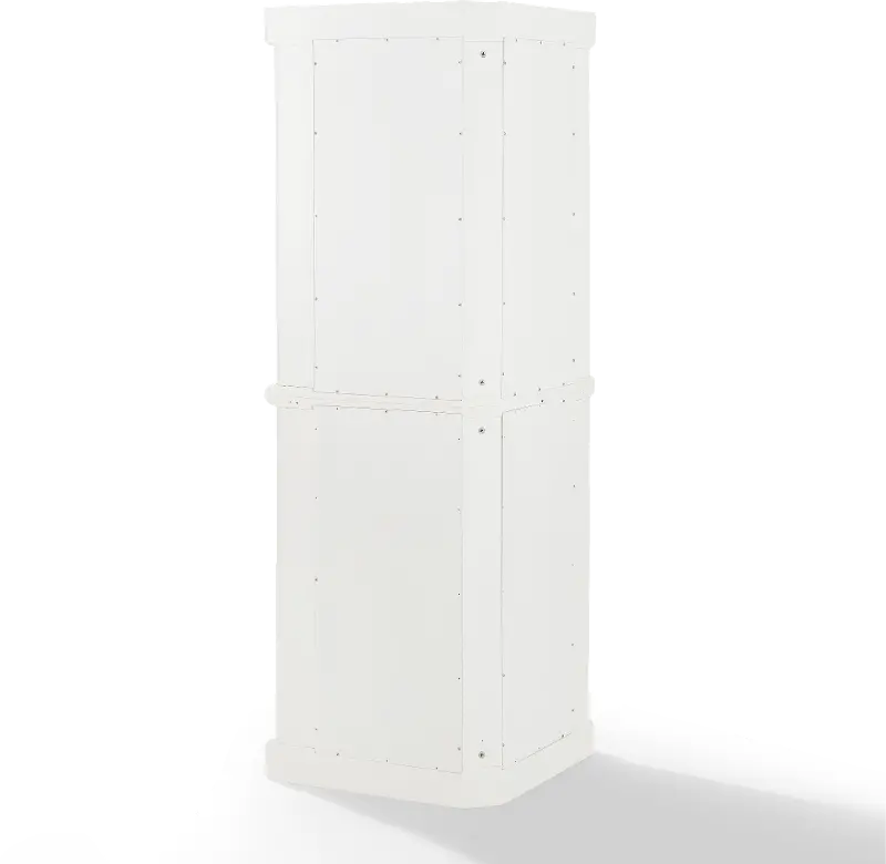 Shoreline White Corner Pantry Cabinet | RC Willey