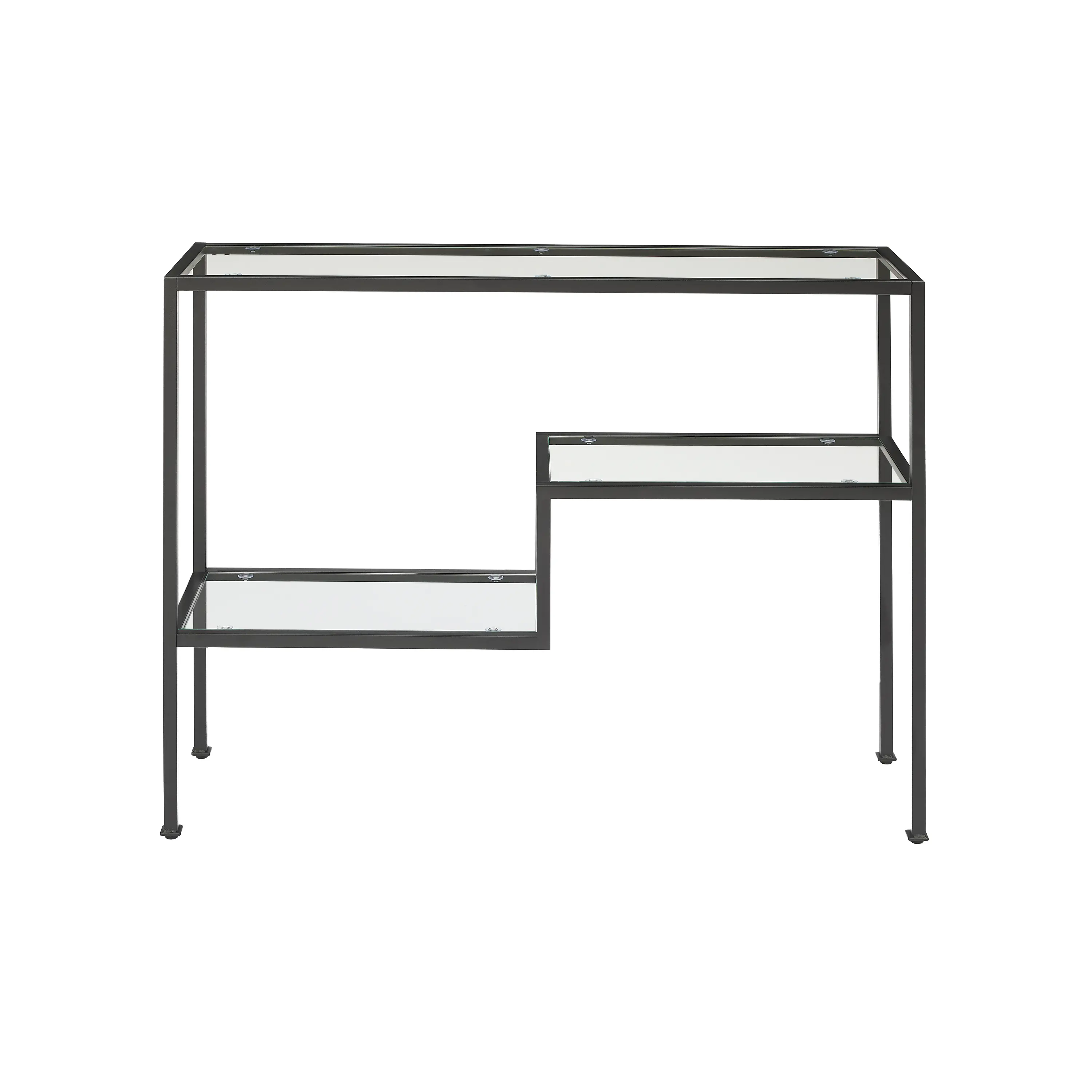 CF1124-MB Sloane Black Metal Console Table-3