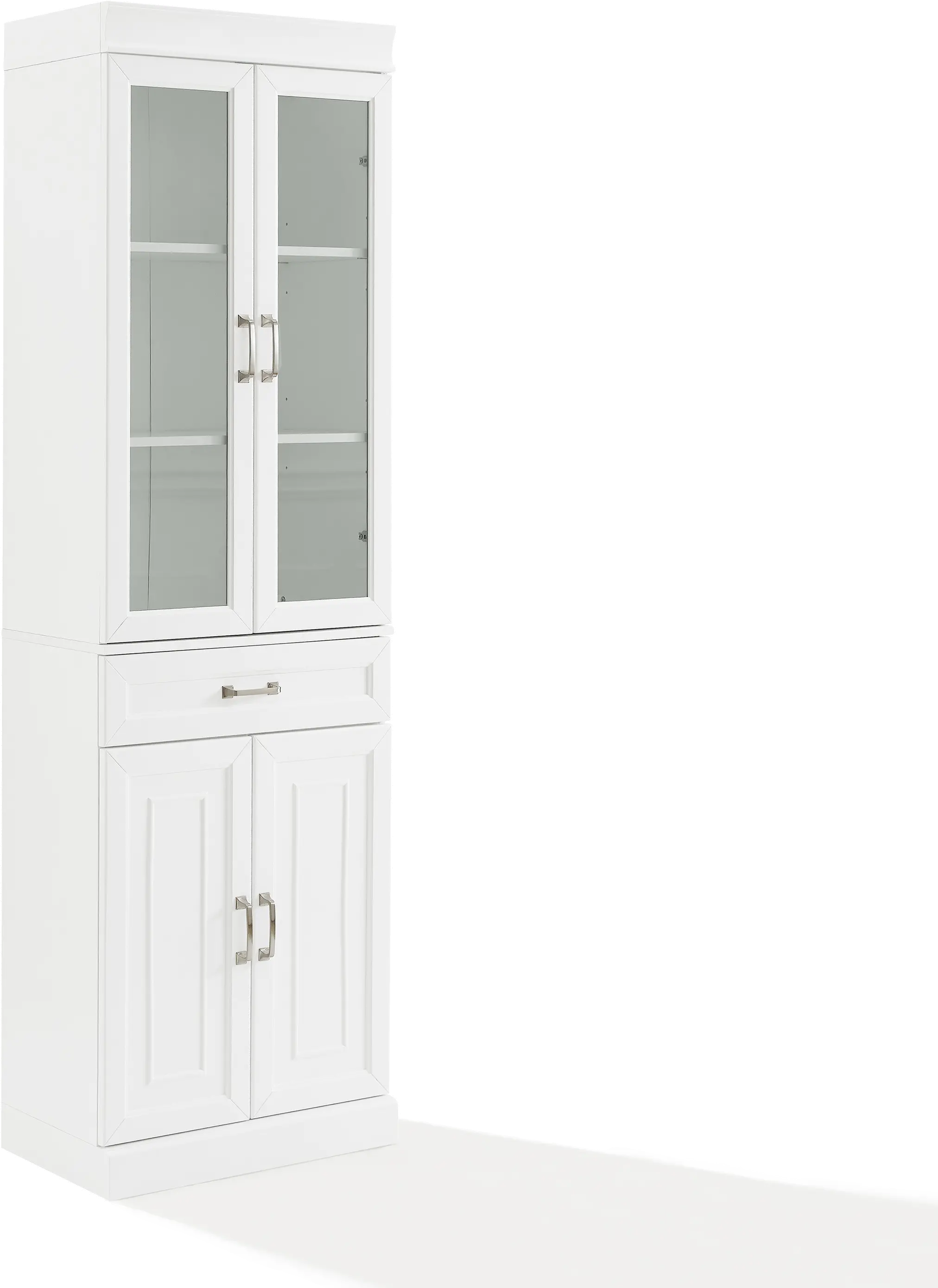 KF33032WH Stanton White Glass Door Pantry-5
