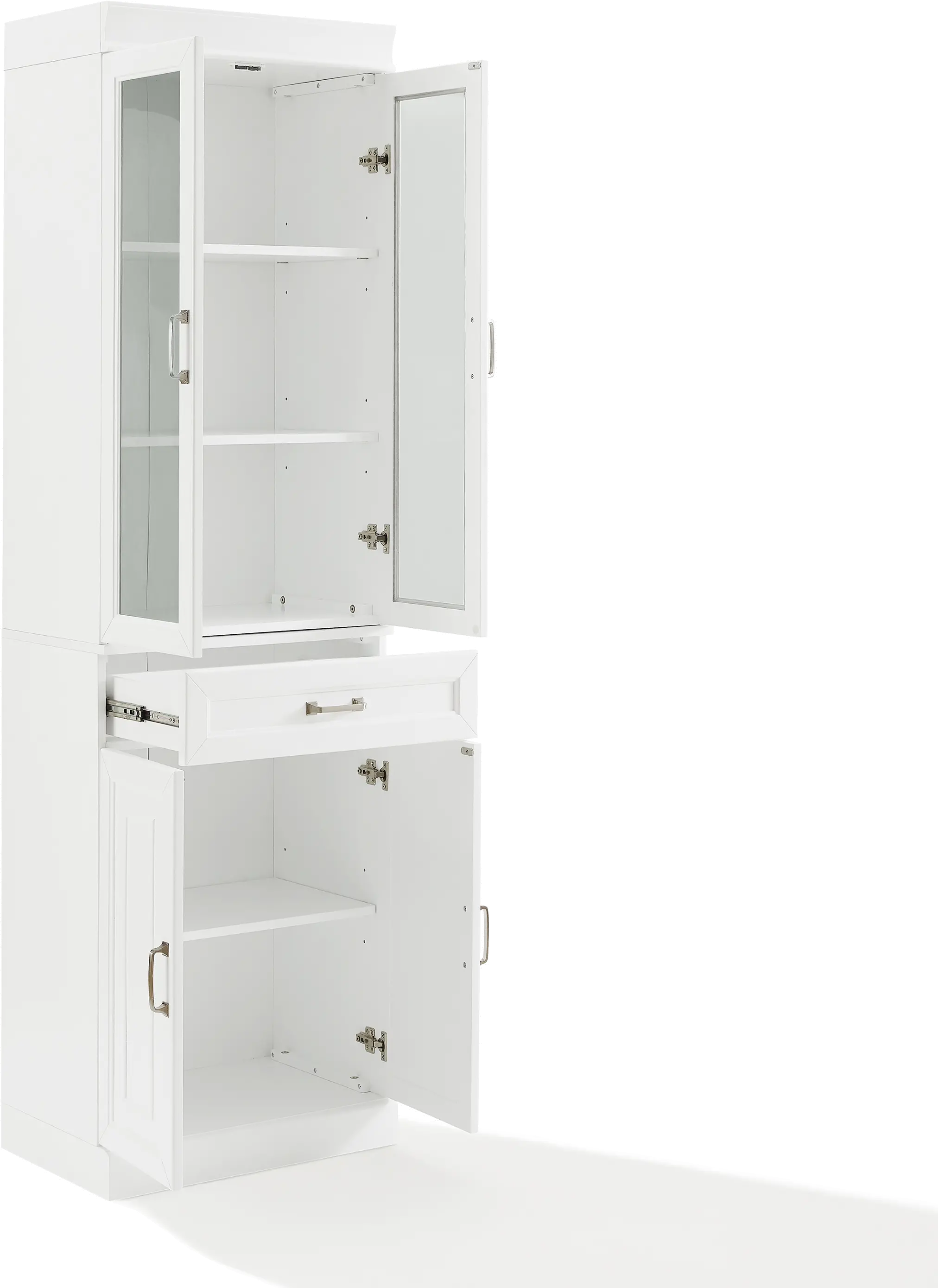 KF33032WH Stanton White Glass Door Pantry-6