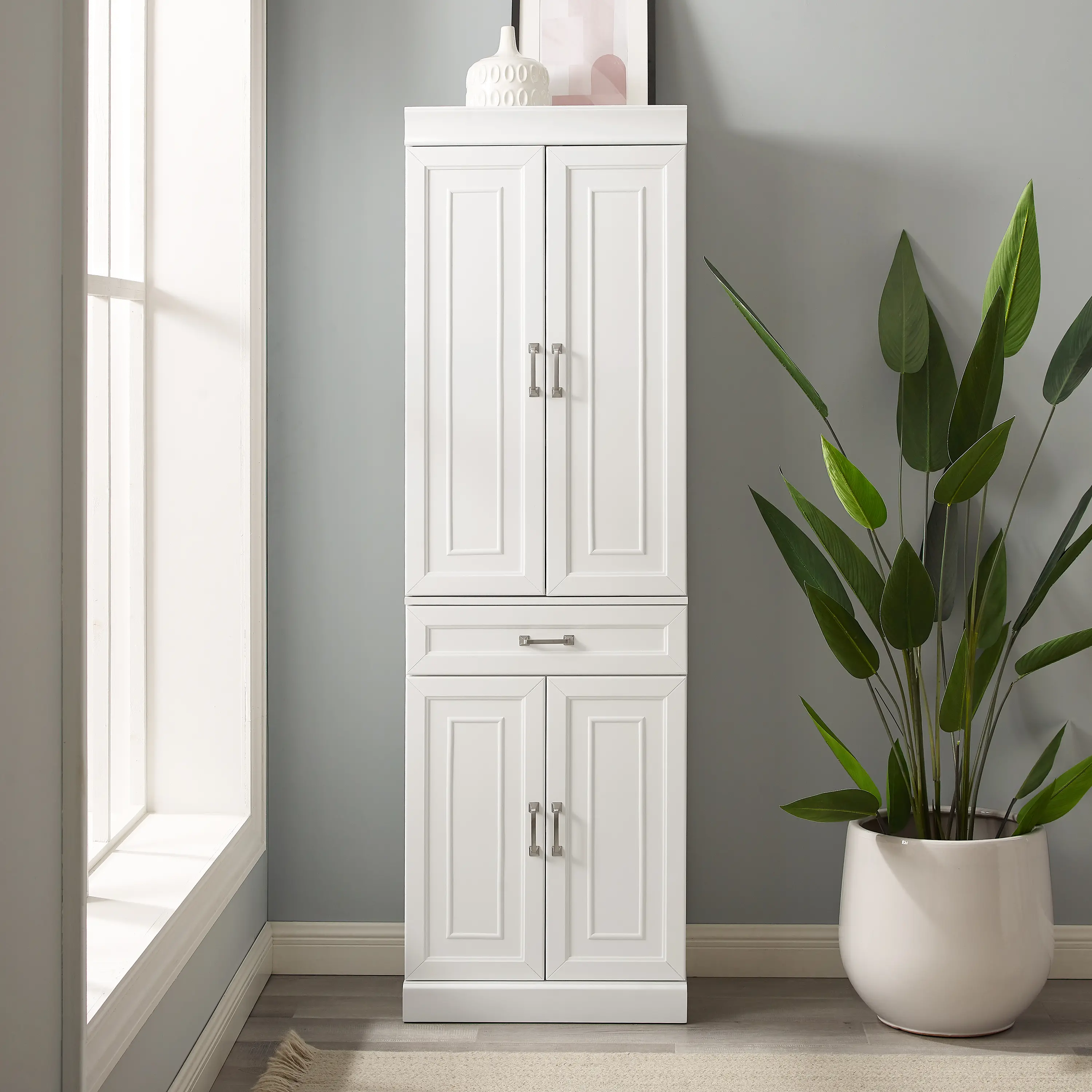 KF33031WH Stanton White Tall Pantry-2