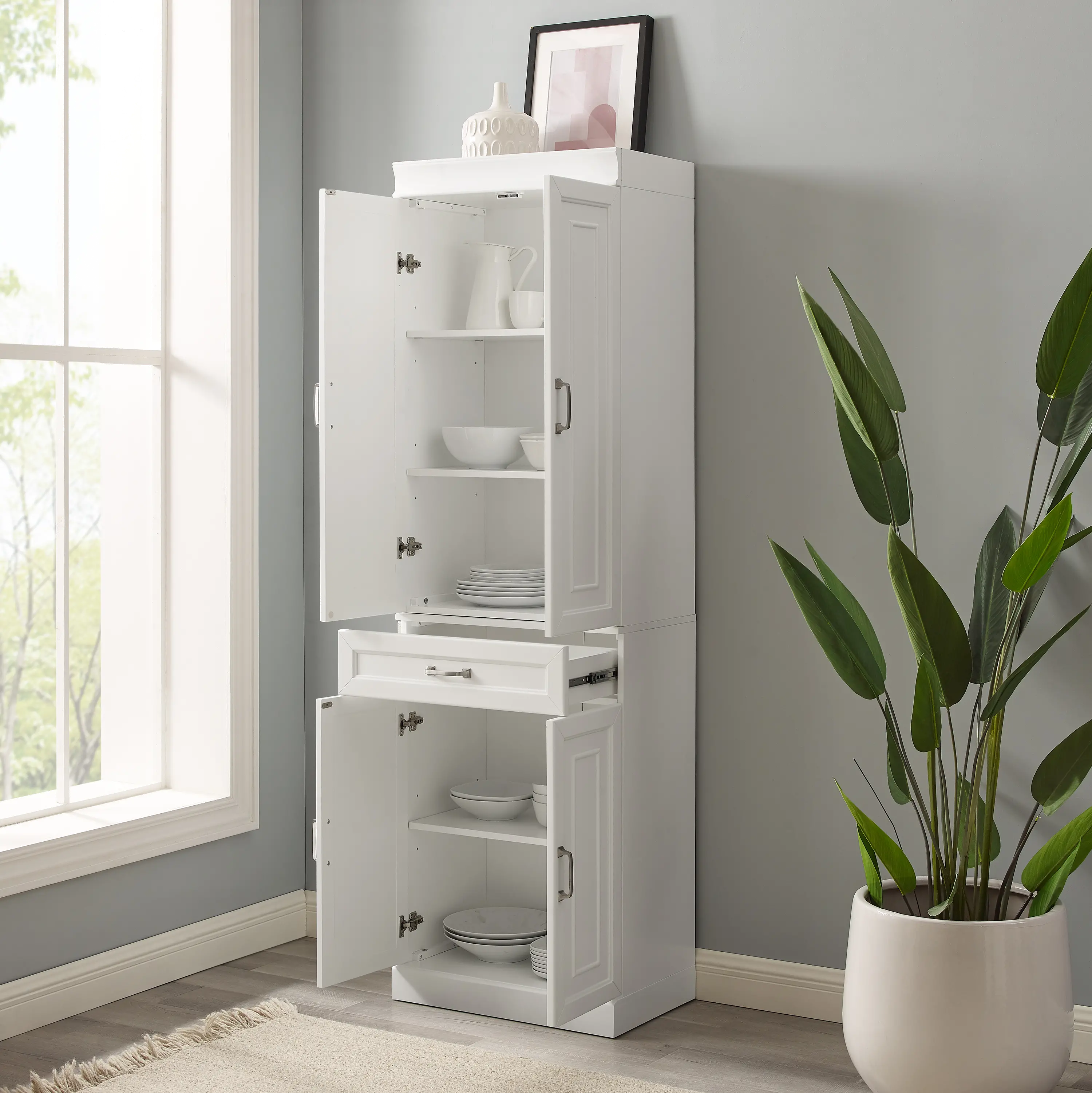 KF33031WH Stanton White Tall Pantry-4