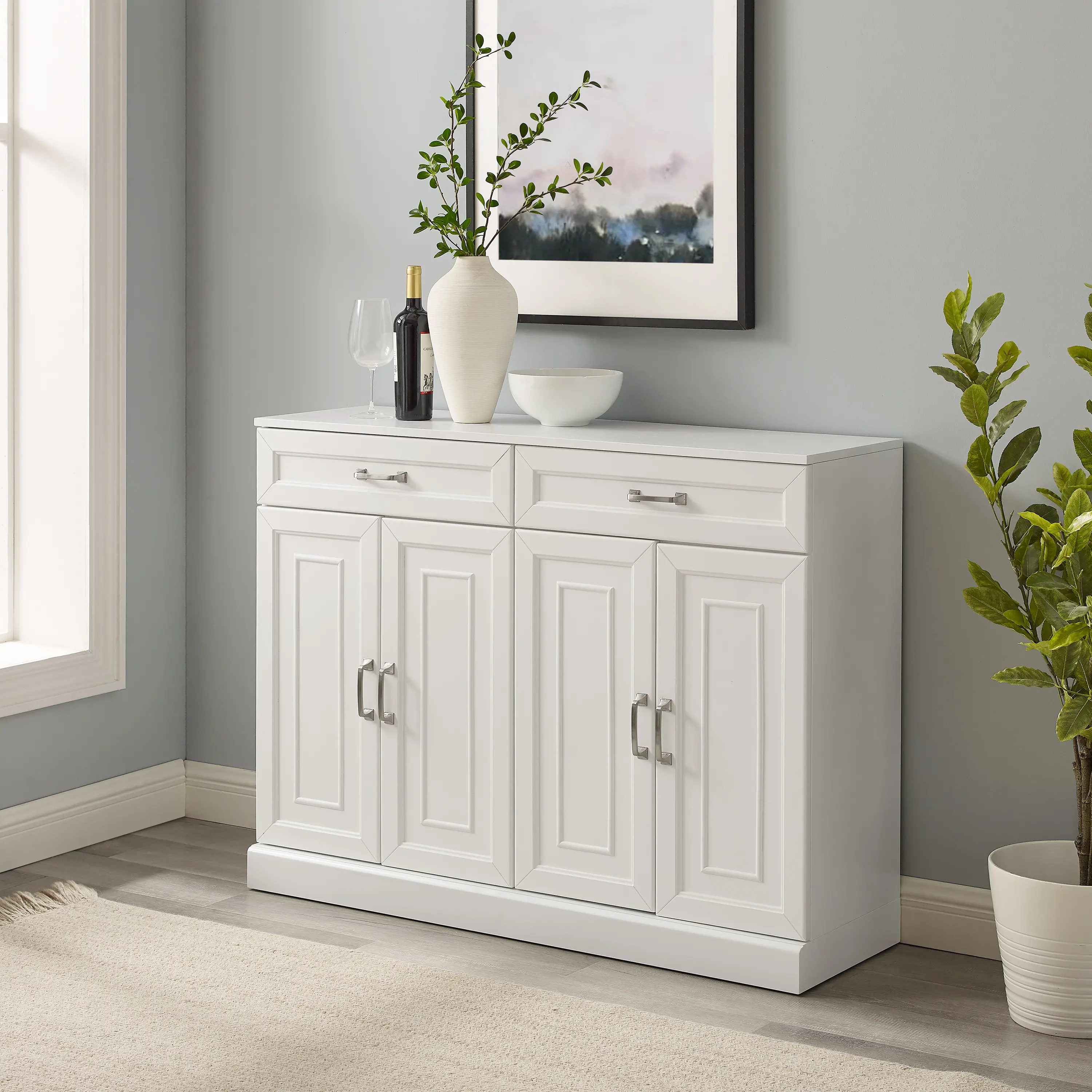 CF4213-WH Stanton White Dining Room Sideboard-2