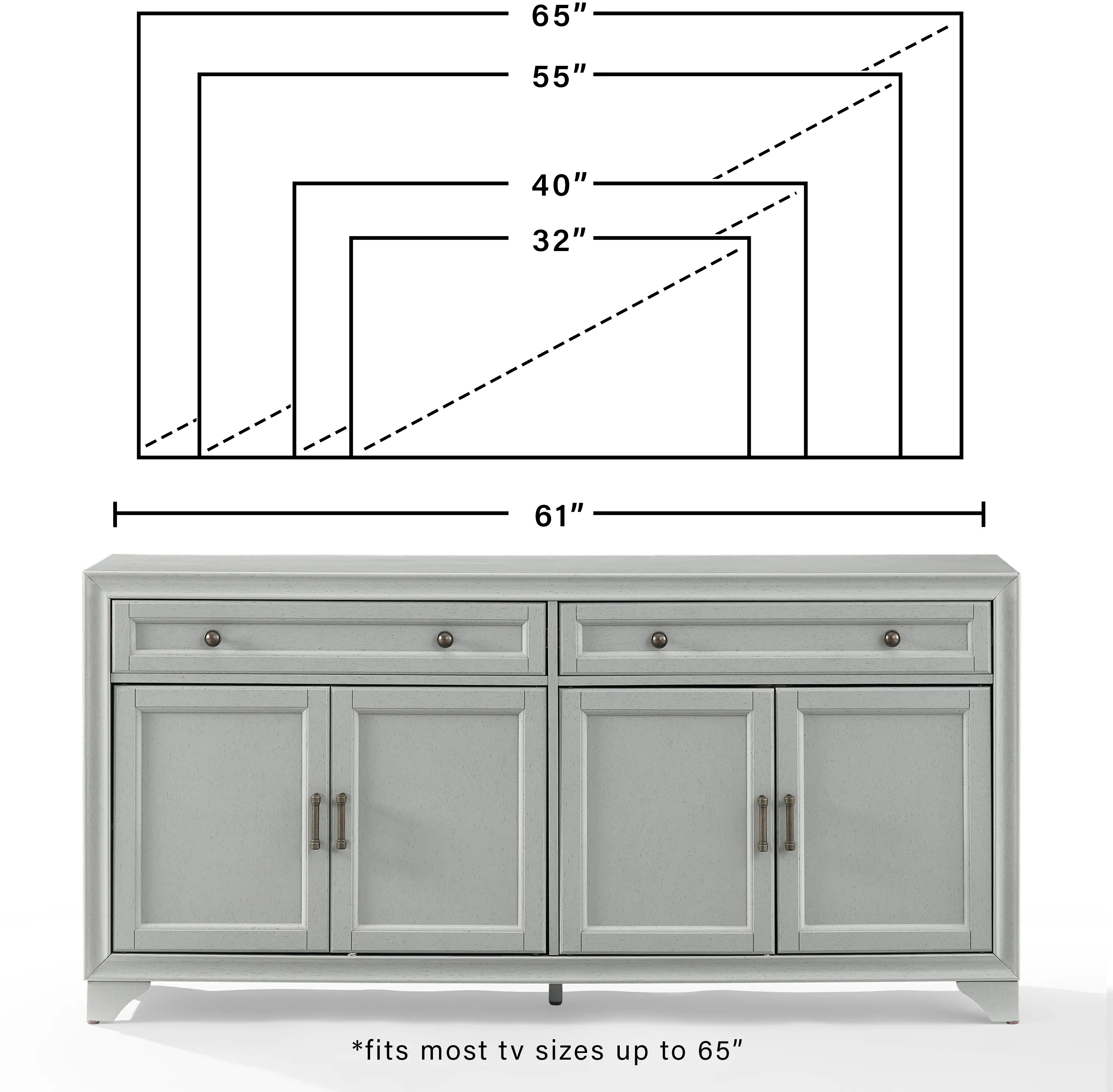 CF4209-GY Tara Gray Sideboard-10