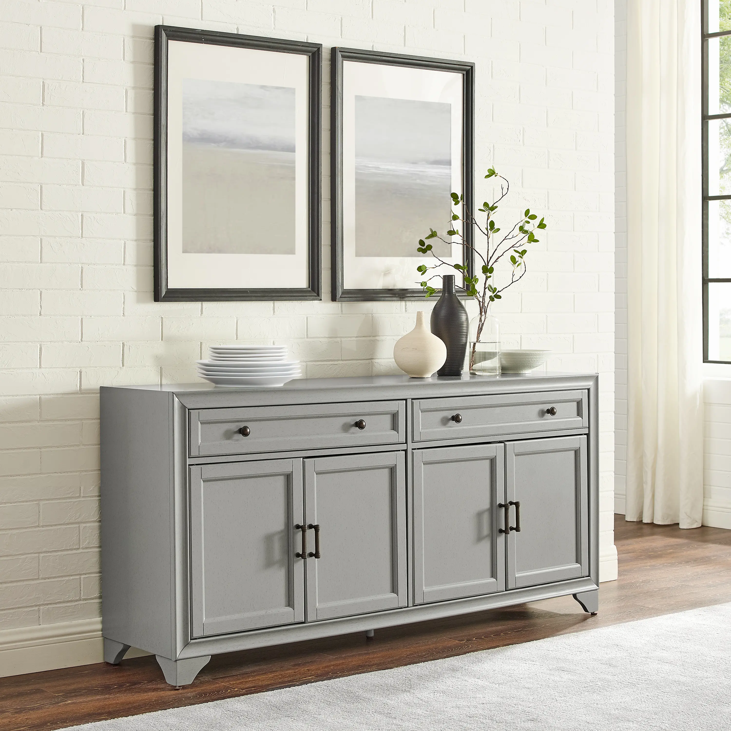 CF4209-GY Tara Gray Sideboard-3