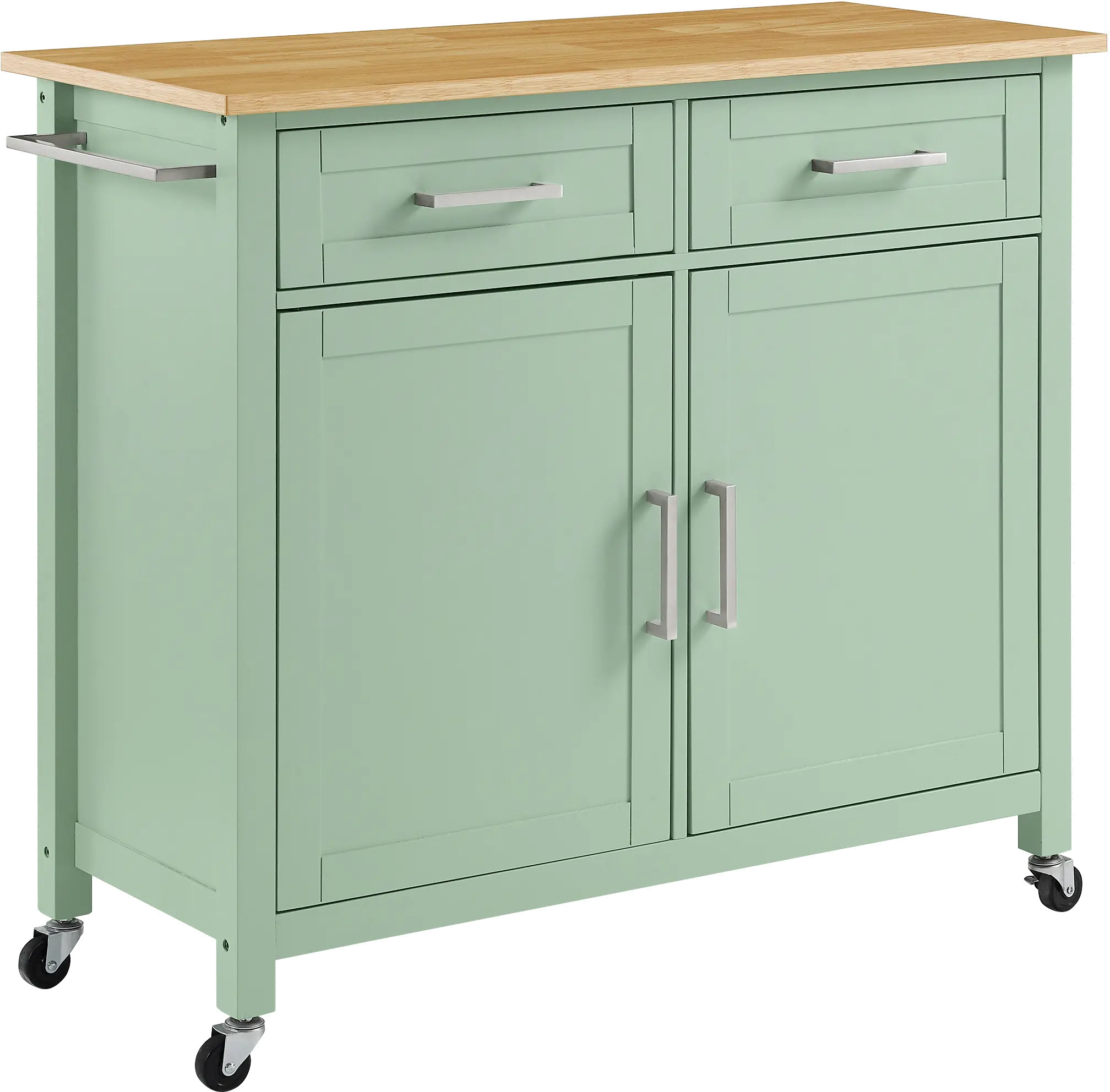 CF3034NA-MN Tristan Green Kitchen Island-1
