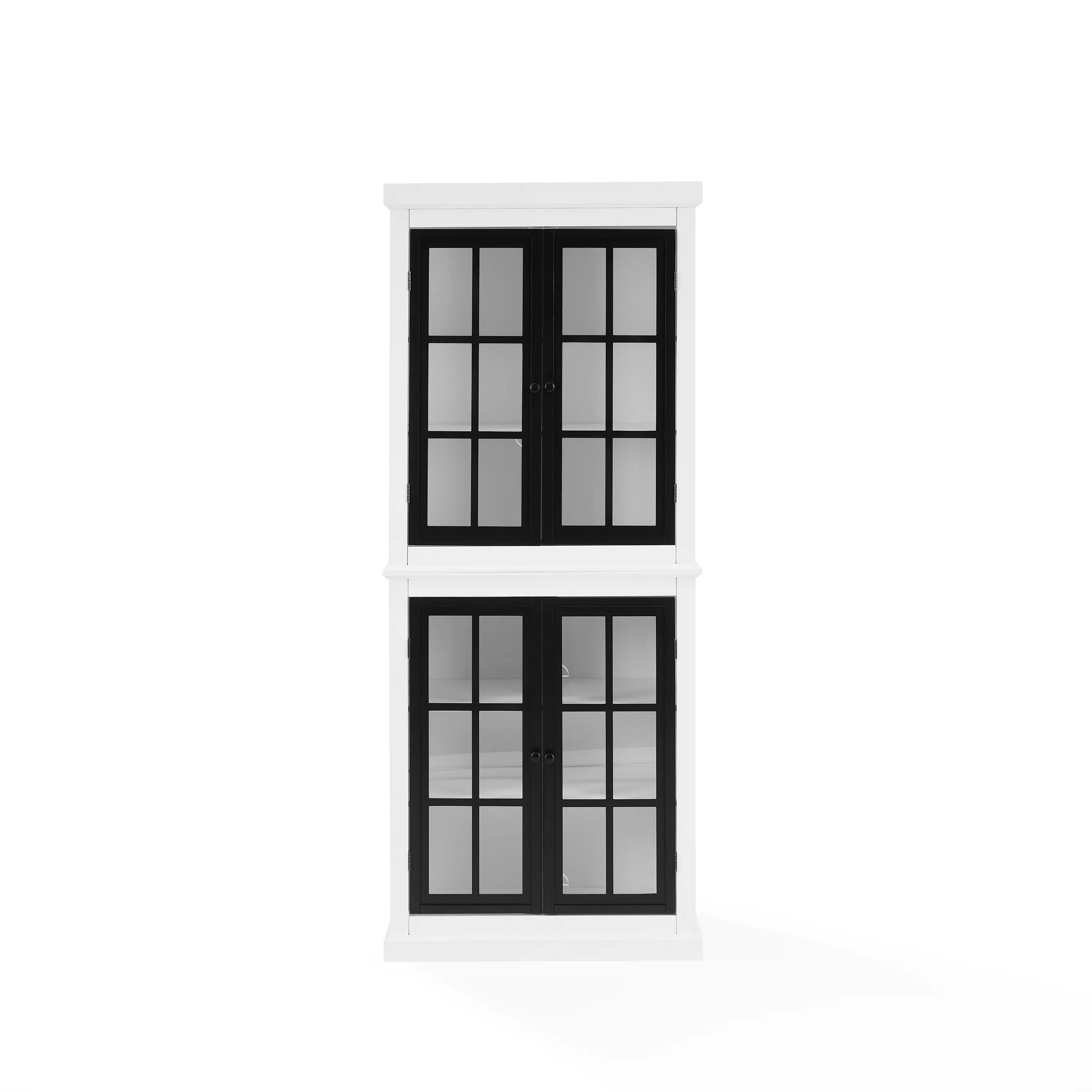 KF33023-WH Cecily White Tall Storage Cabinet-2