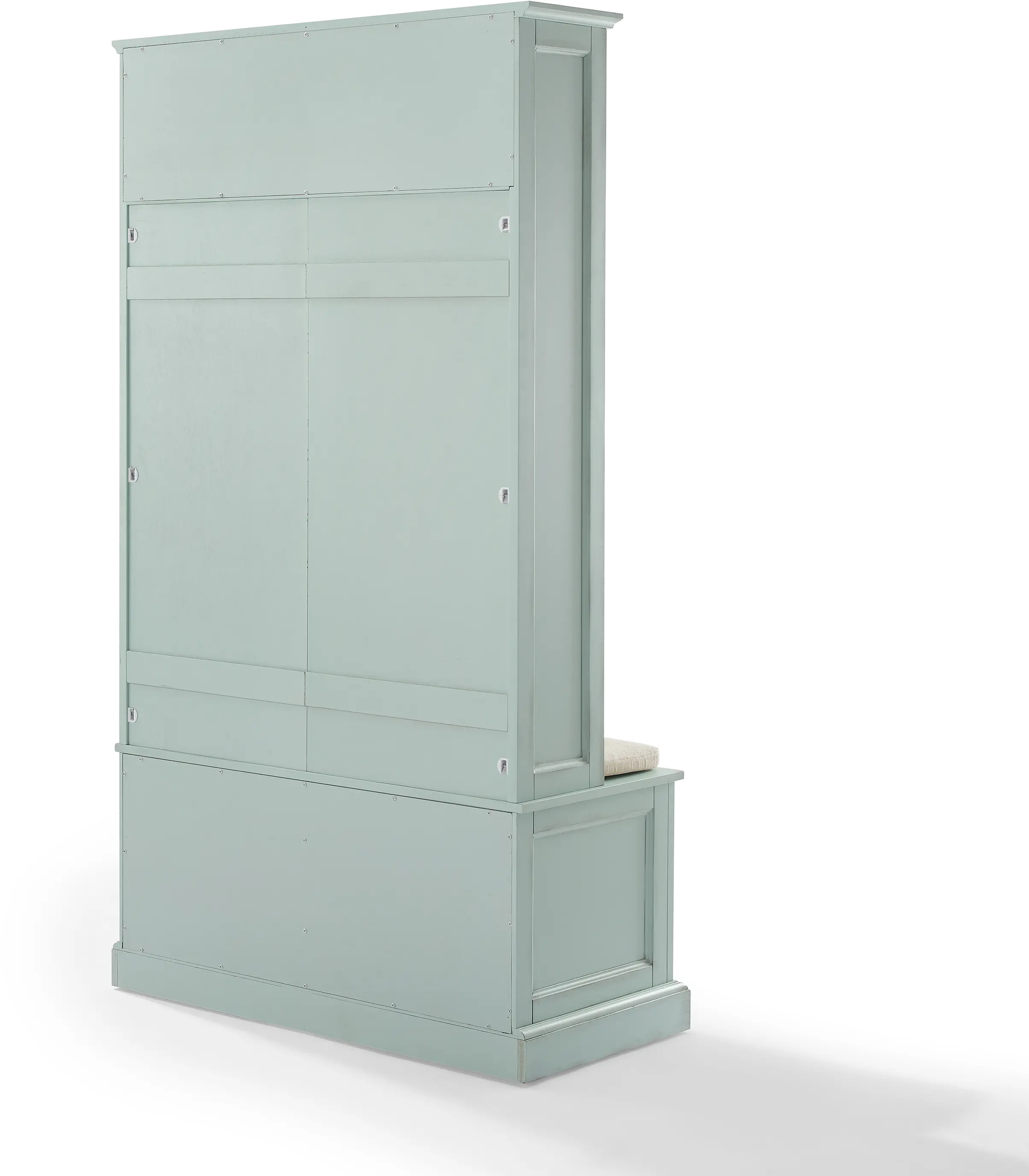 CF6039-BL Holbrook Distressed Seafoam Blue Hall Tree-7