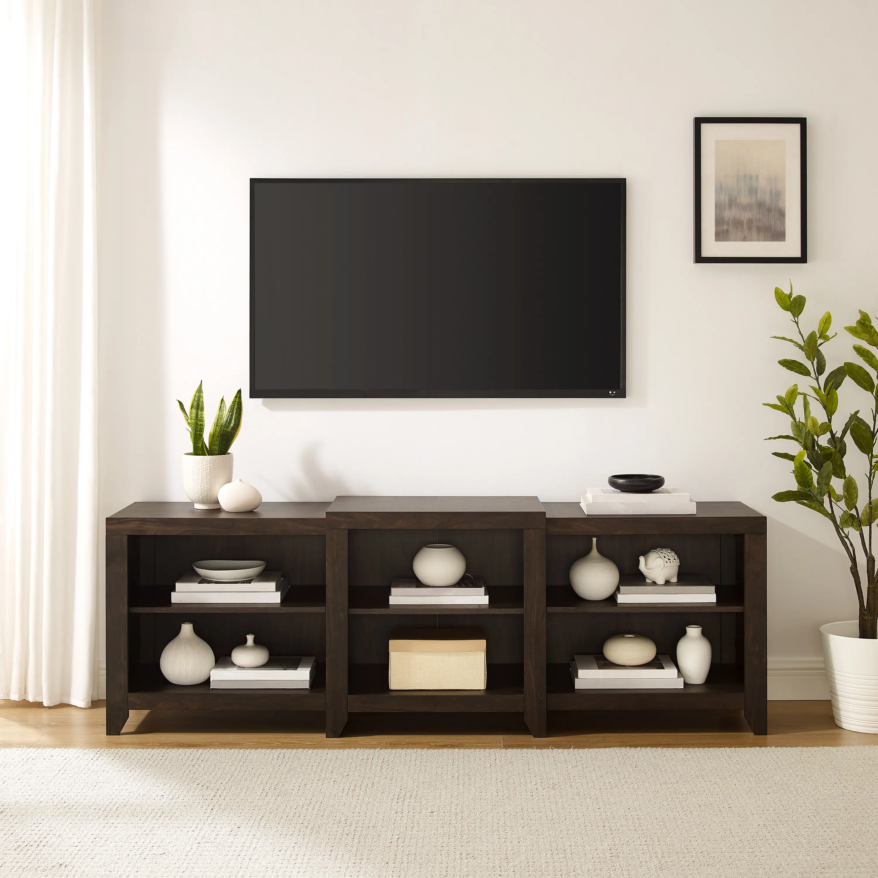 CF101569-DW Ronin 69  Walnut TV Stand-2