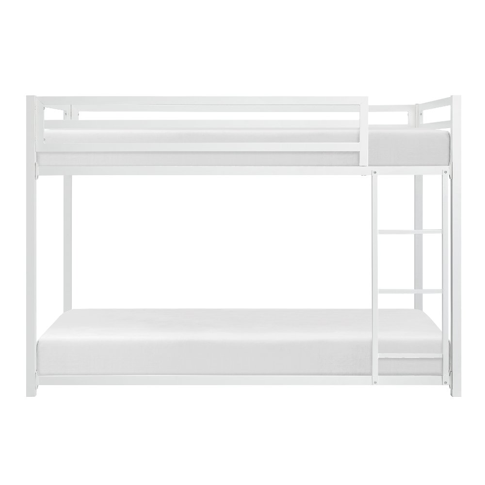 Winnie White Twin-over-Twin Bunk Bed