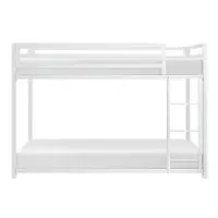 Winnie White Twin-over-Twin Bunk Bed