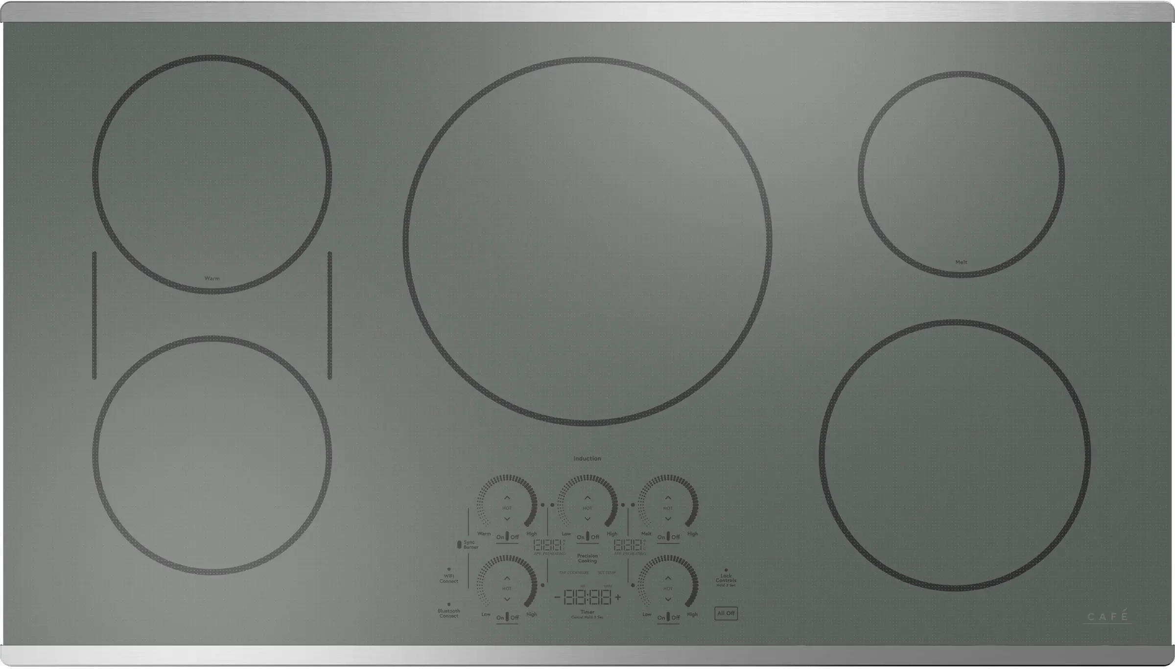 CHP90362TSS Cafe 36 Inch Electric Cooktop - Stainless Steel-1