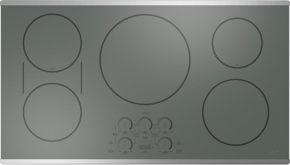 Cafe 36 Inch Electric Cooktop - Stainless Steel