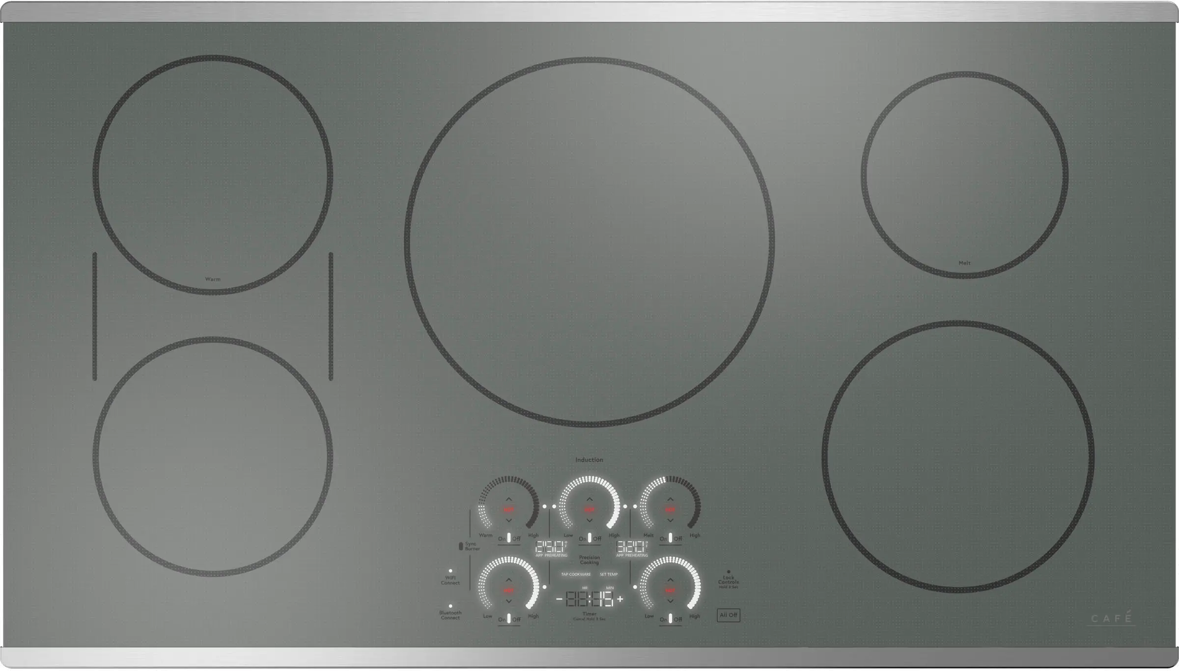 CHP90362TSS Cafe 36 Inch Electric Cooktop - Stainless Steel-3