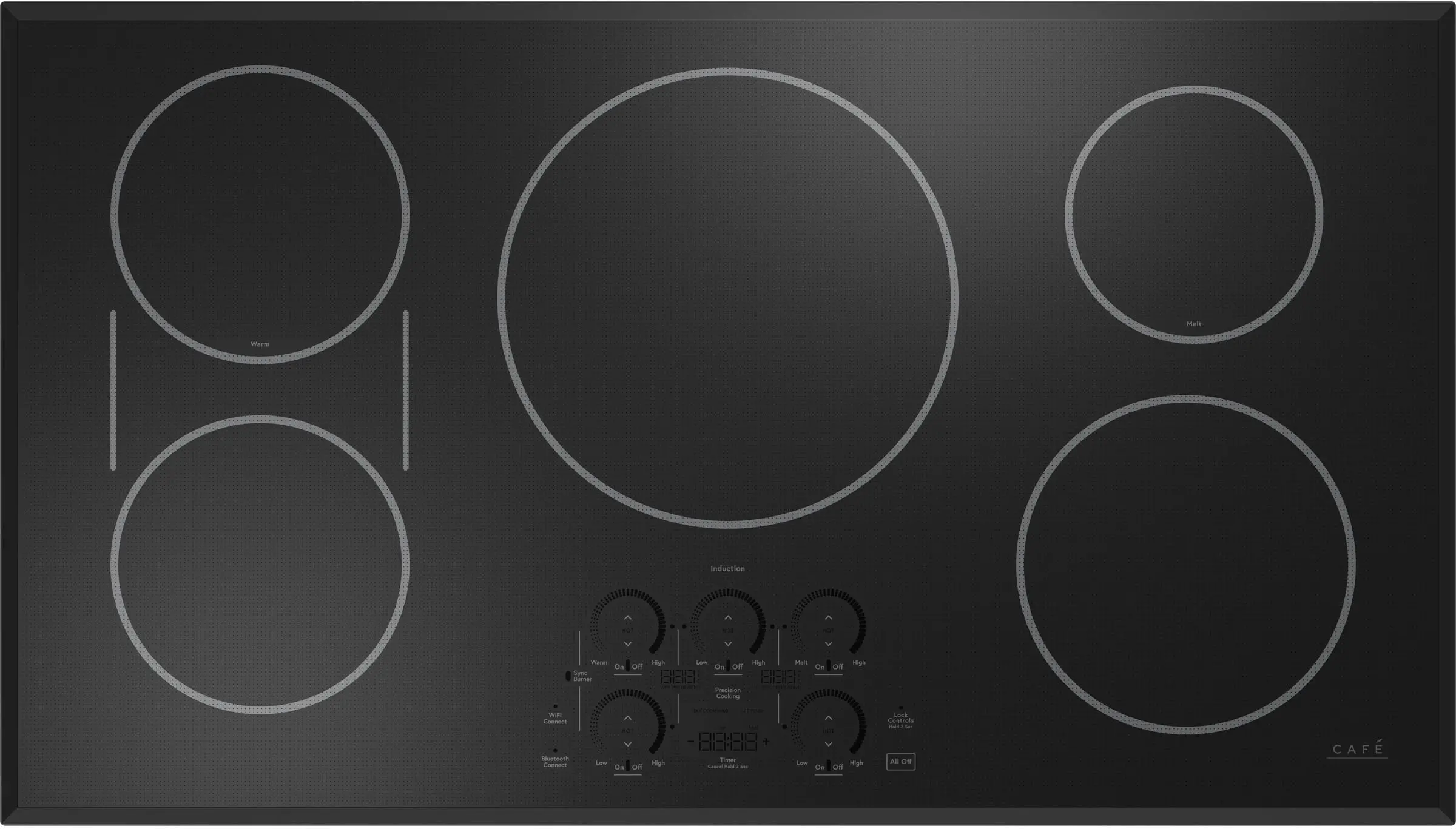 CHP90361TBB Cafe 36 Inch Induction Cooktop - Black-2