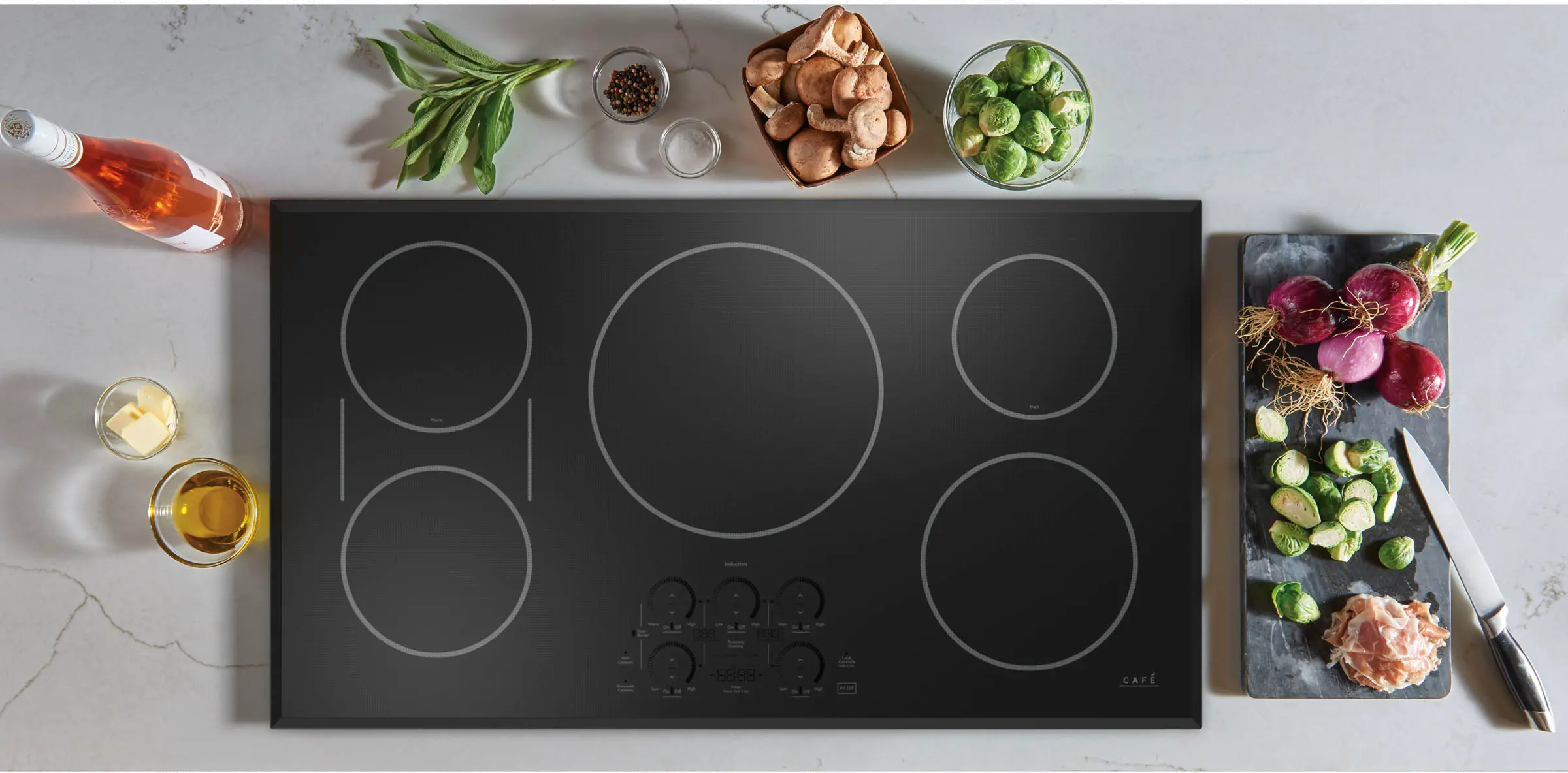 CHP90361TBB Cafe 36 Inch Induction Cooktop - Black-4