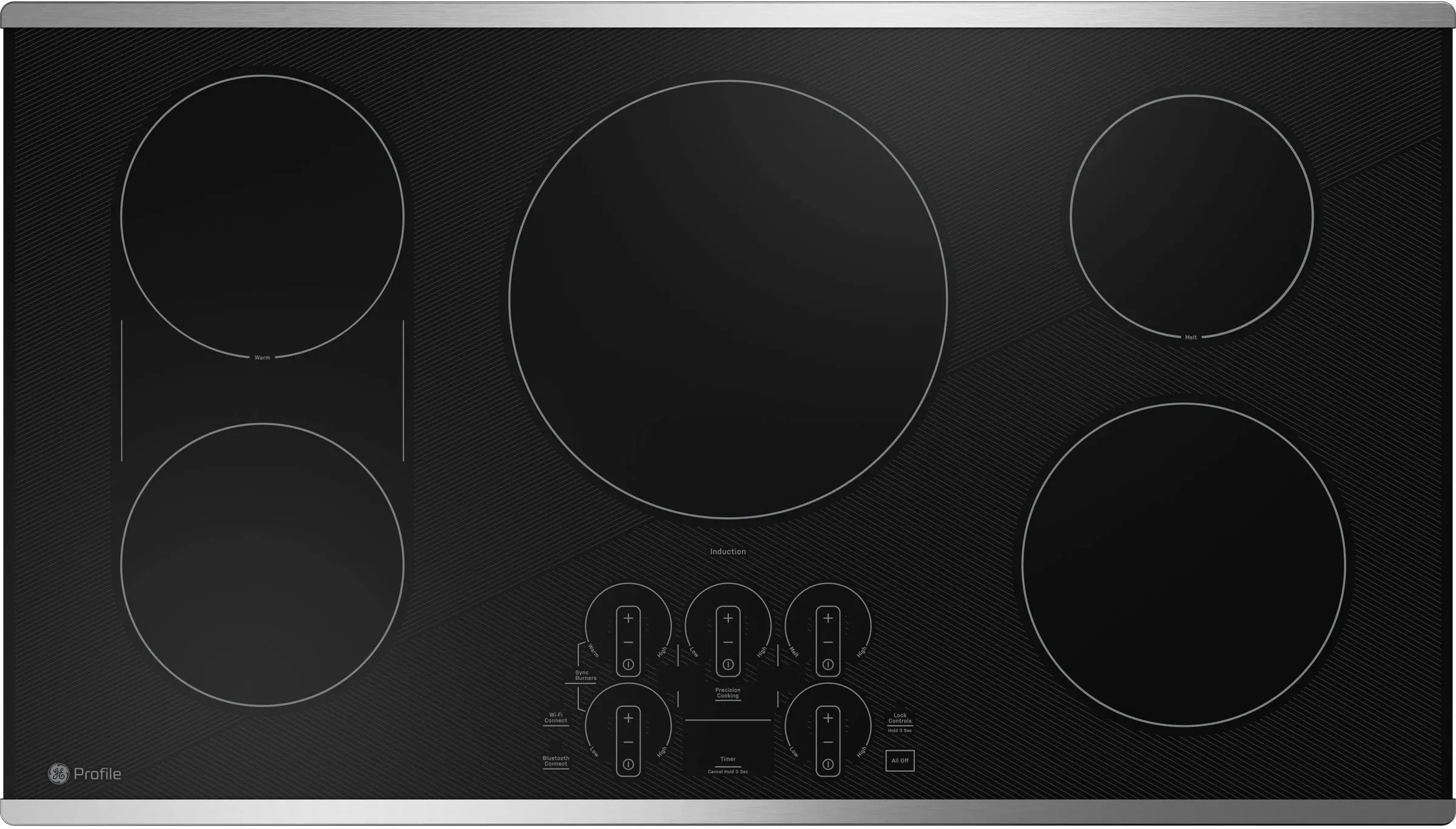 PHP9036STSS GE Profile 36 Inch Induction Cooktop - Stainless Steel-1