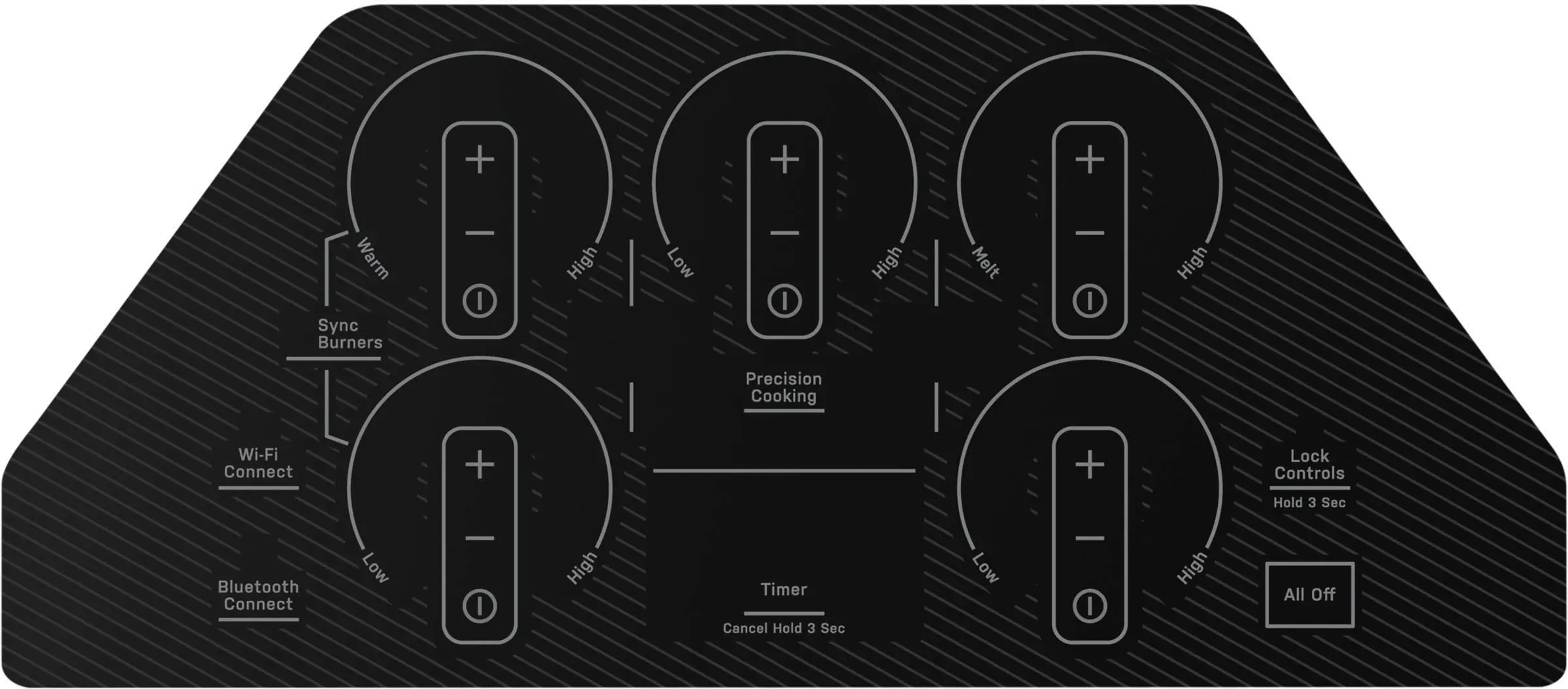 PHP9036STSS GE Profile 36 Inch Induction Cooktop - Stainless Steel-3