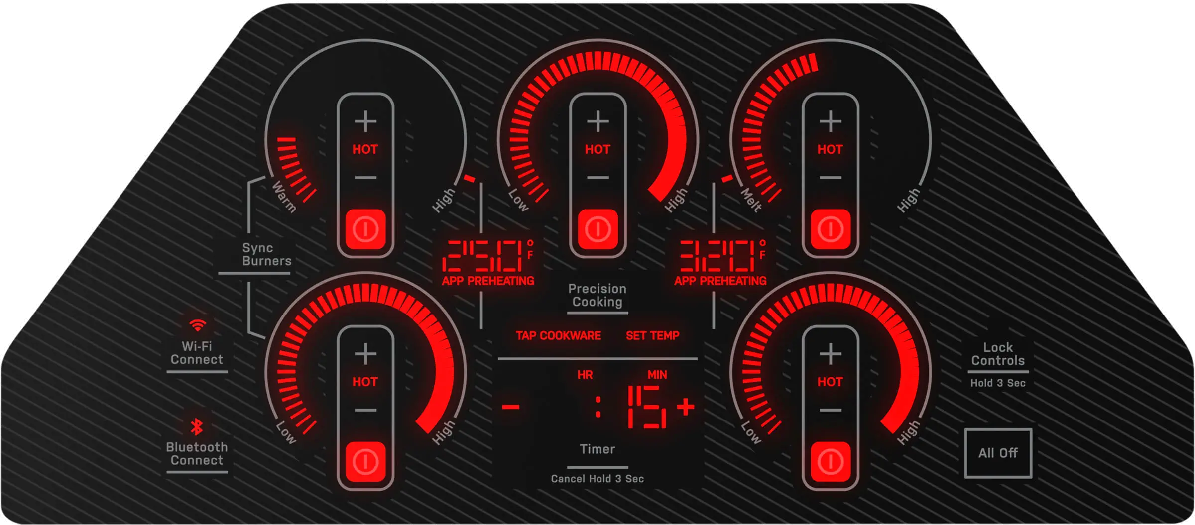PHP9036STSS GE Profile 36 Inch Induction Cooktop - Stainless Steel-5