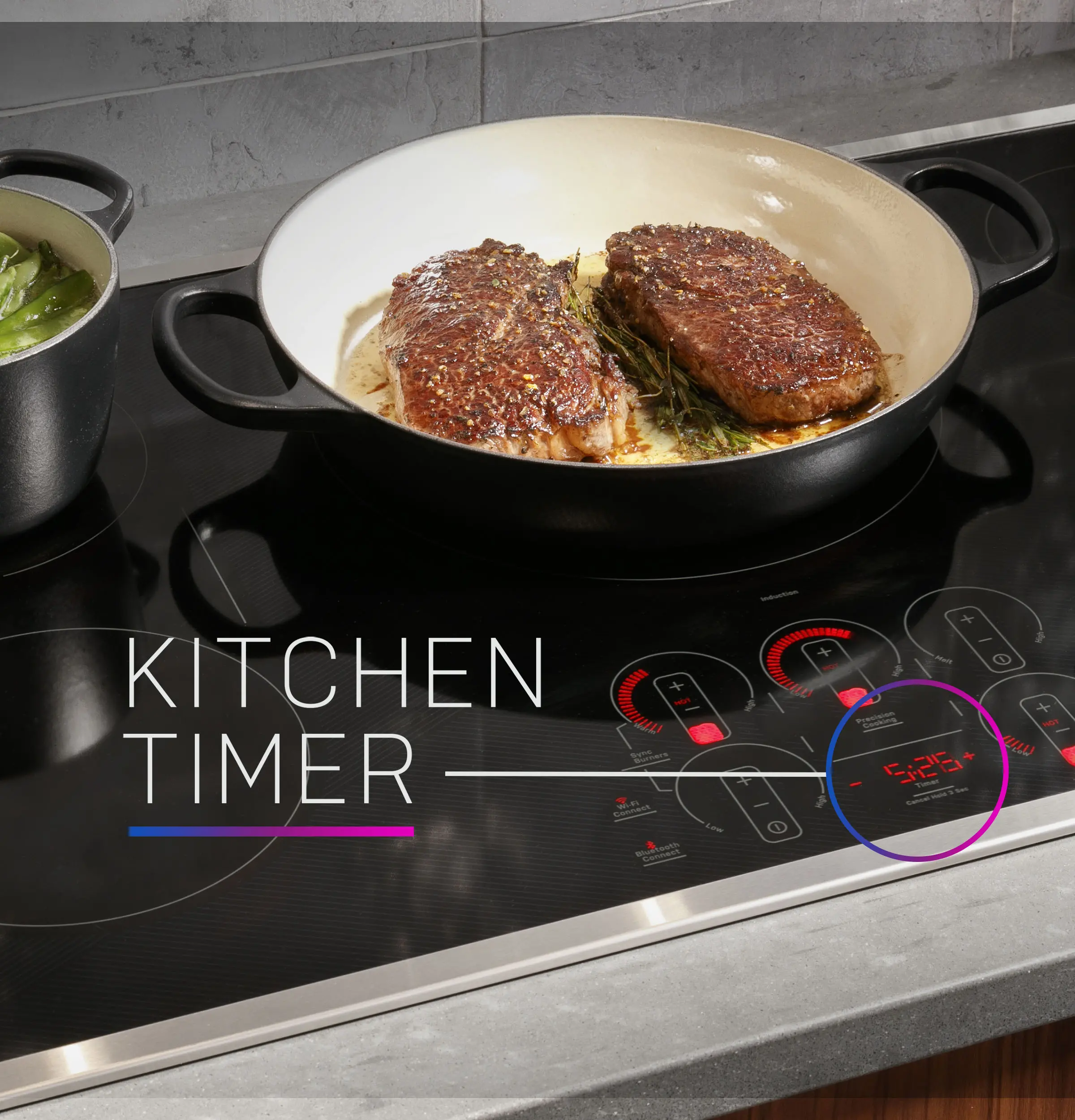 PHP9036STSS GE Profile 36 Inch Induction Cooktop - Stainless Steel-6