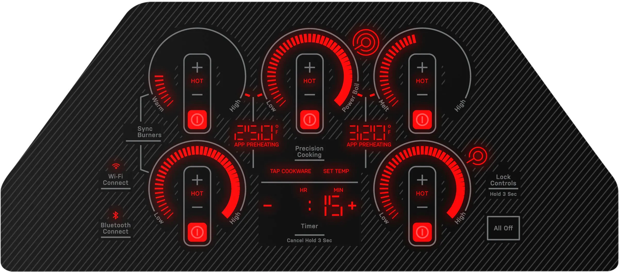 PEP9030DTBB GE Profile 30-Inch Built-In Touch Control Electric Cooktop - Black-4
