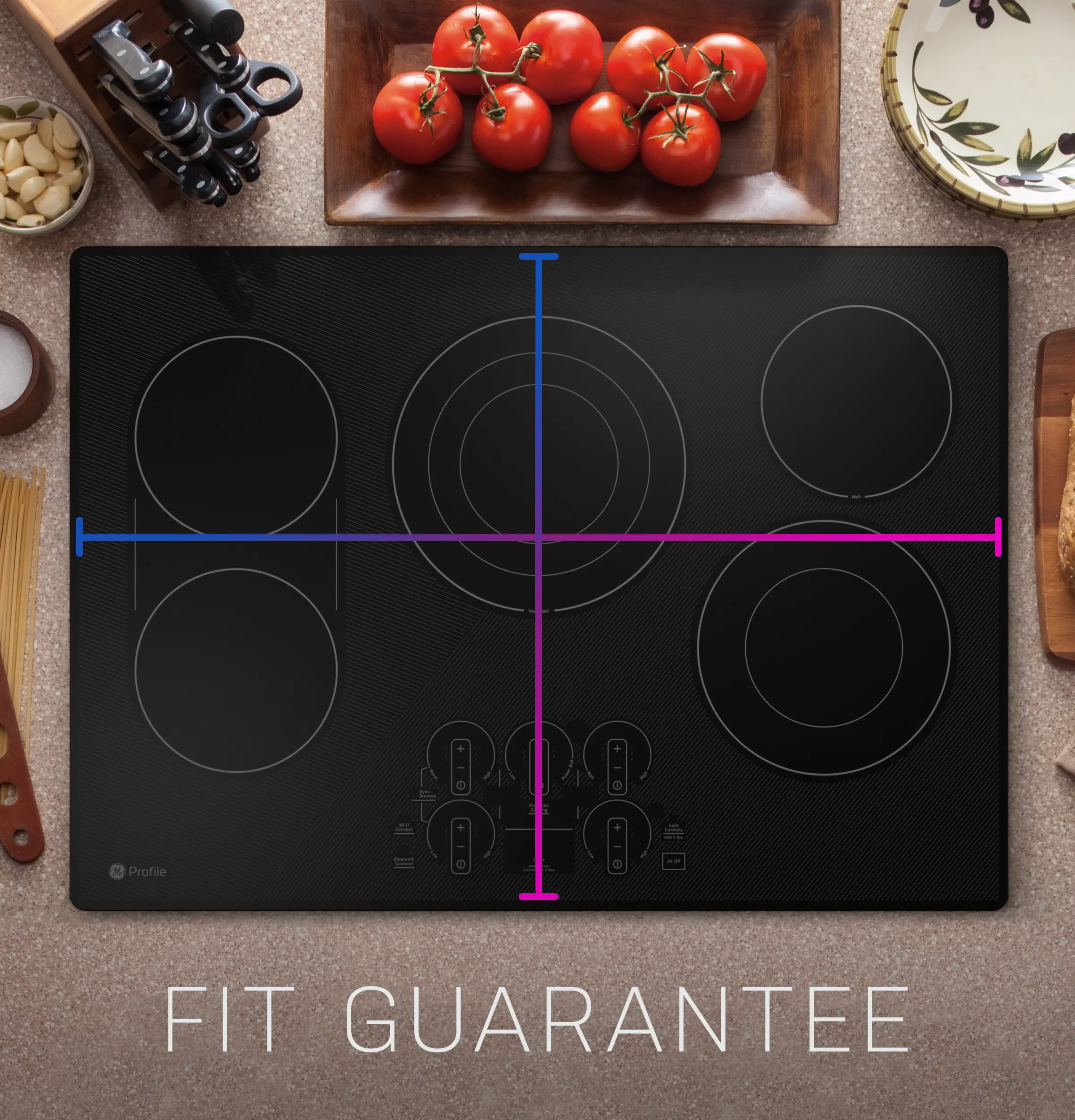 PEP9030DTBB GE Profile 30-Inch Built-In Touch Control Electric Cooktop - Black-7