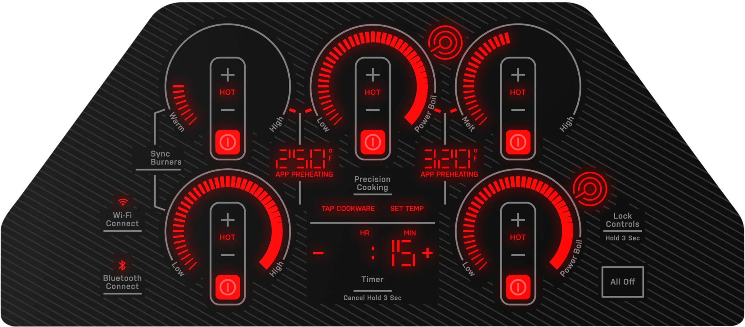 PEP9036DTBB GE Profile 36 Inch Electric Cooktop - Black-5