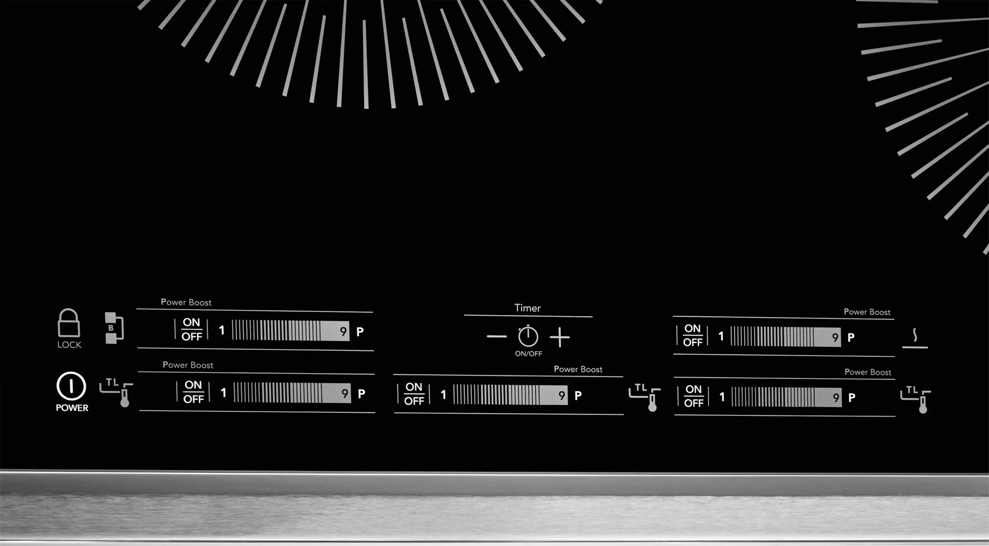 GCCI3667AB Frigidaire Gallery 36 Inch Induction Cooktop - Stainless Steel-2
