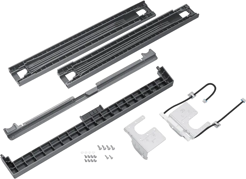 Samsung Bespoke Washer and Dryer Stacking Kit - Silver Steel