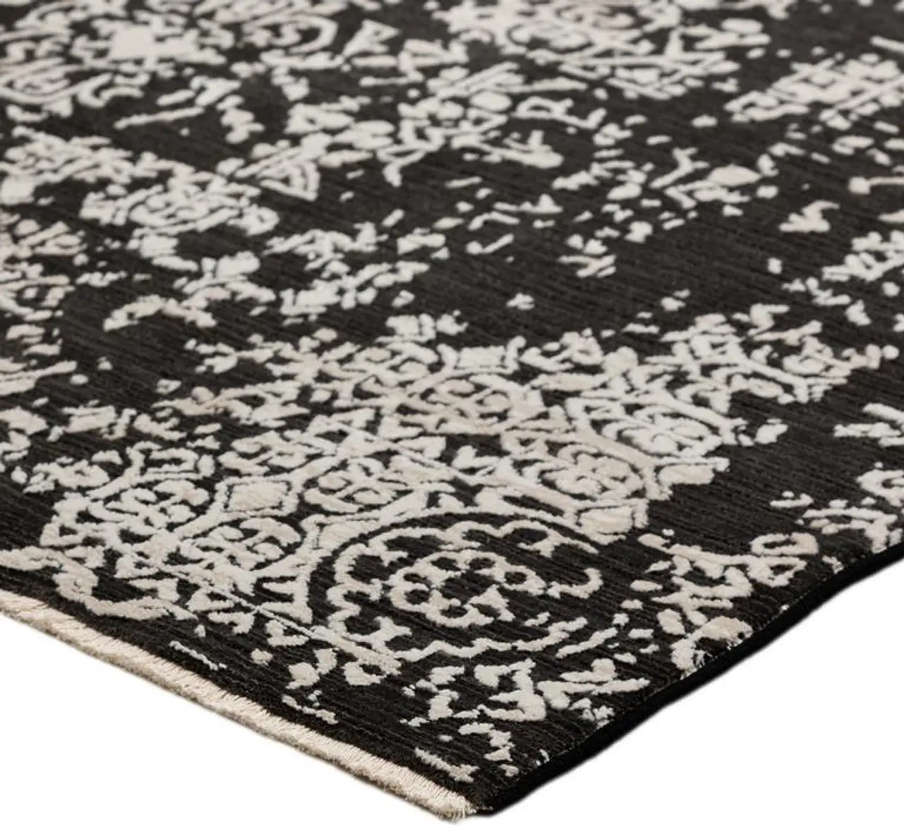 AY3MN5X8/DENIZI-RUG Antalya 5 x 8 Midnight Black Area Rug-3