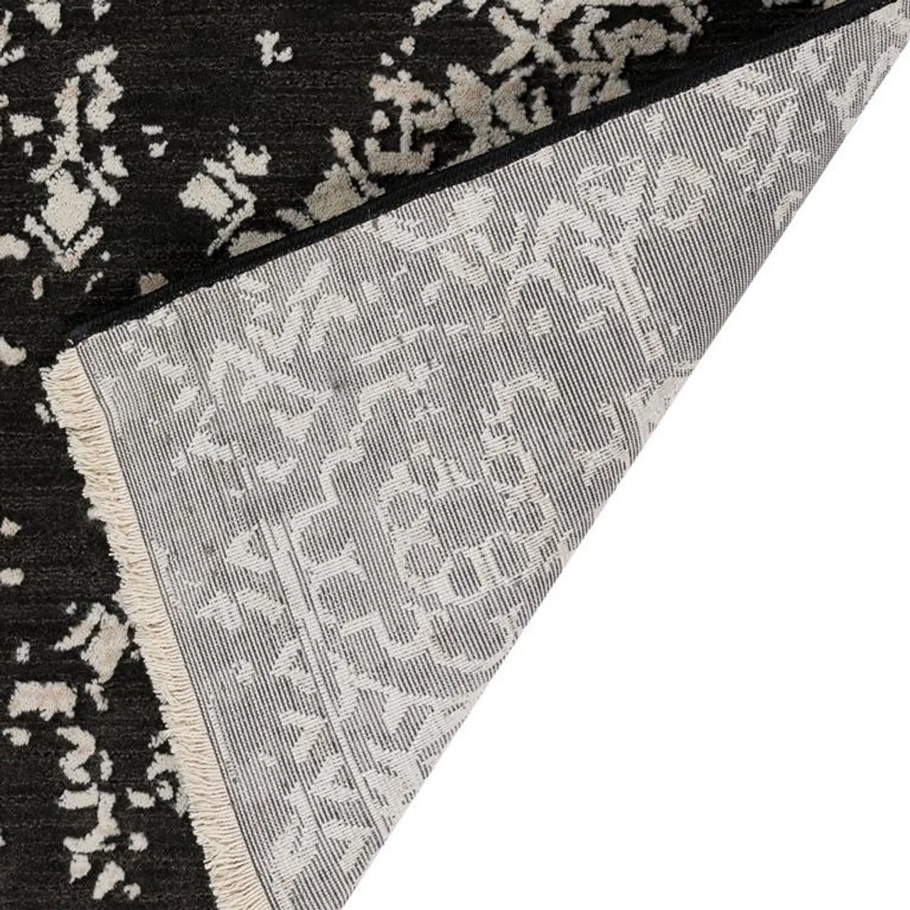 AY3MN5X8/DENIZI-RUG Antalya 5 x 8 Midnight Black Area Rug-4