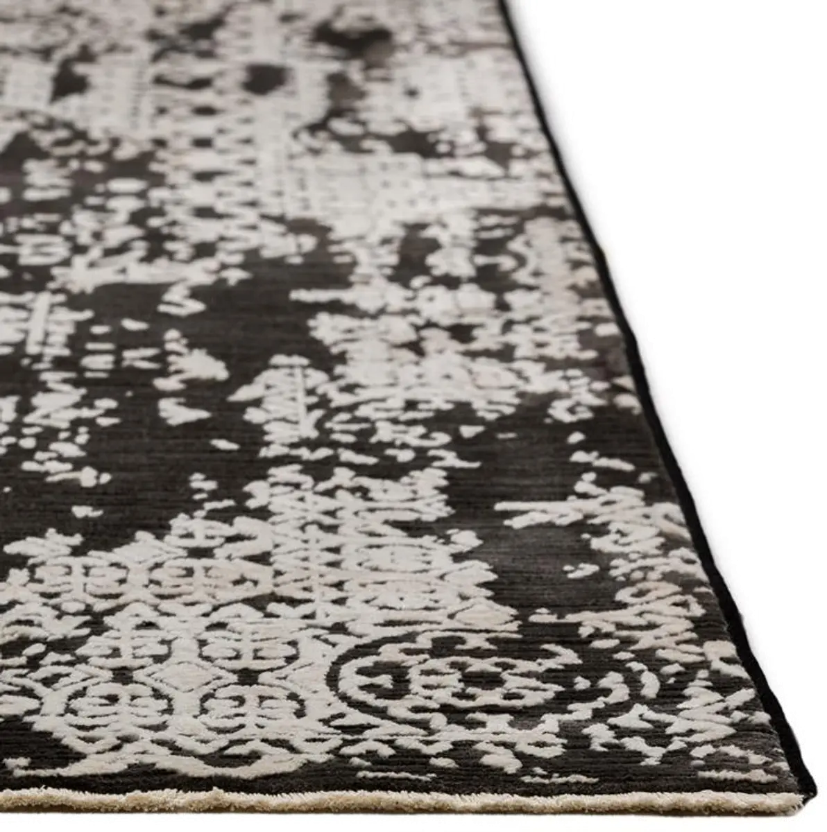 AY3MN5X8/DENIZI-RUG Antalya 5 x 8 Midnight Black Area Rug-5