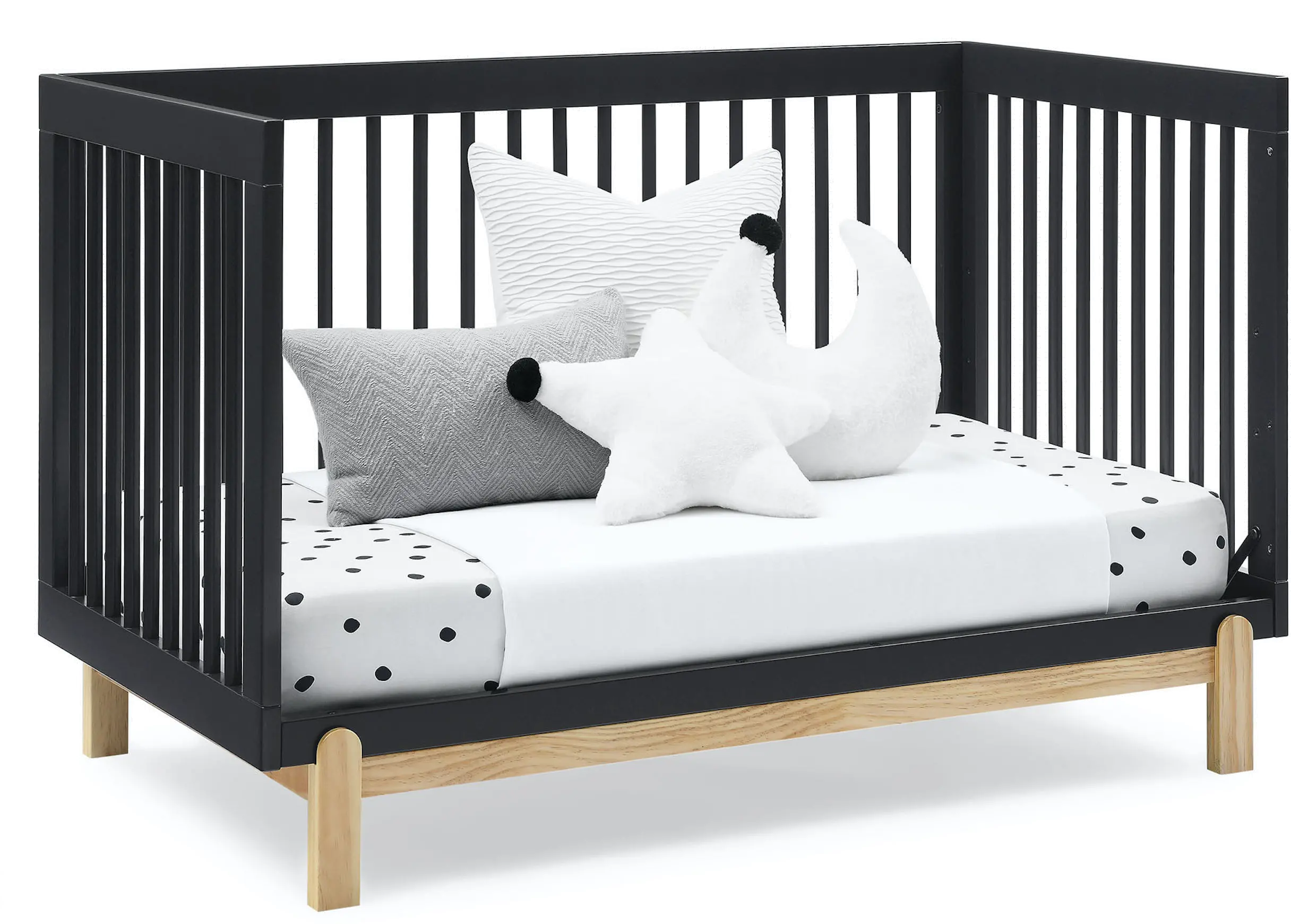 Poppy Dark Gray 4-in-1 Convertible Crib-5