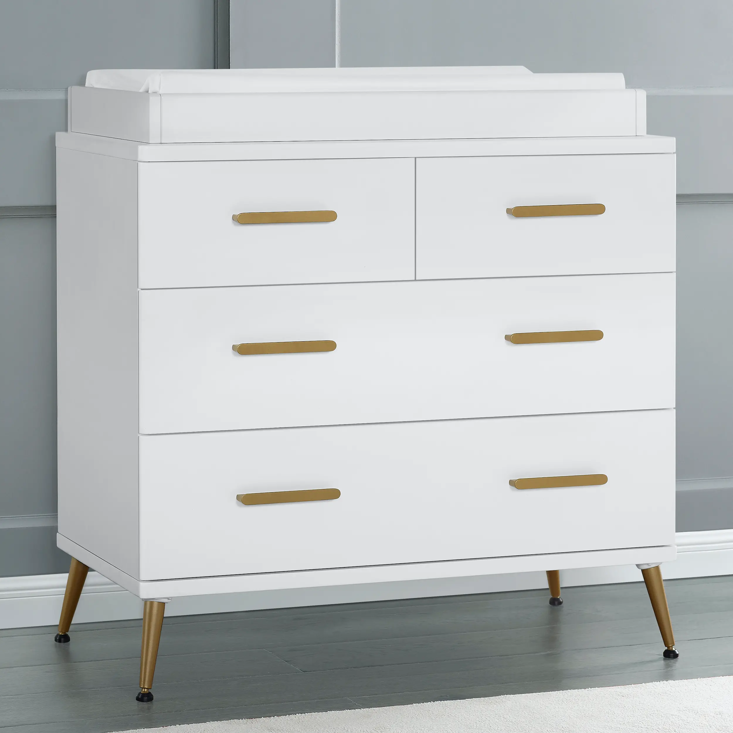 Sloane White Dresser with Changing Top-2