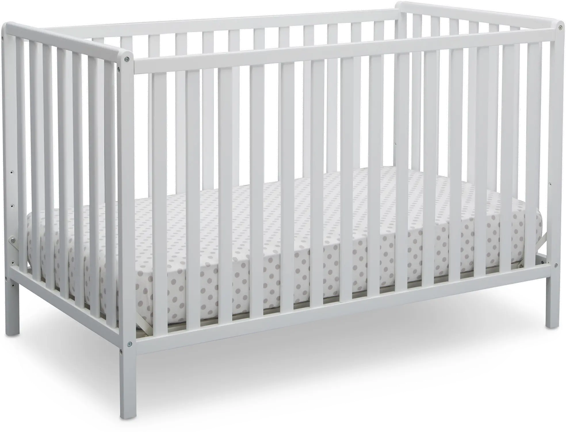 Heartland White 4-in-1 Convertible Crib-3