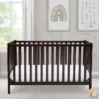 Heartland Brown 4-in-1 Convertible Crib