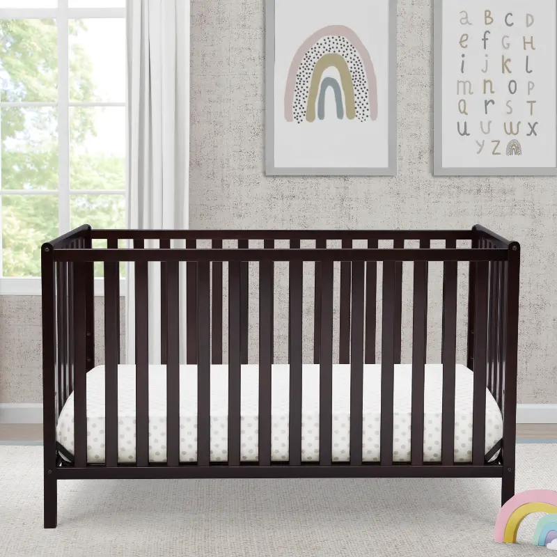 Heartland Brown 4-in-1 Convertible Crib