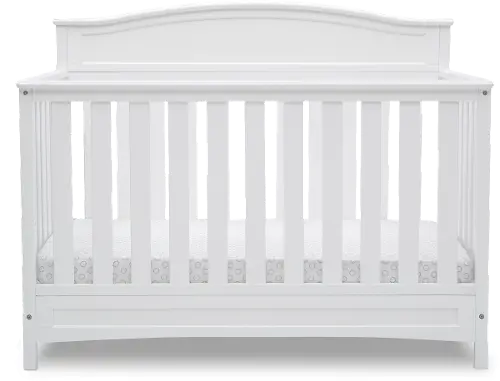 Convertible Baby Emery Crib Emery White 4-in-1 Convertible Crib RC