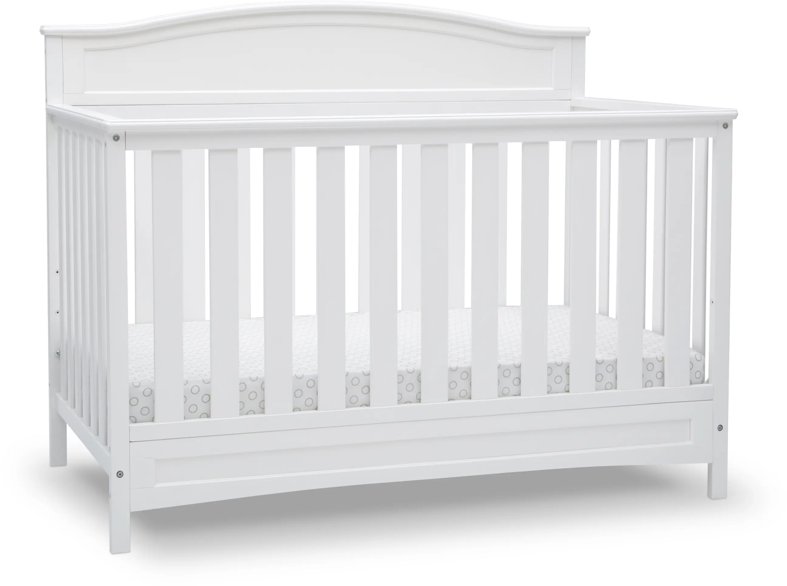 Emery White 4-in-1 Convertible Crib-3