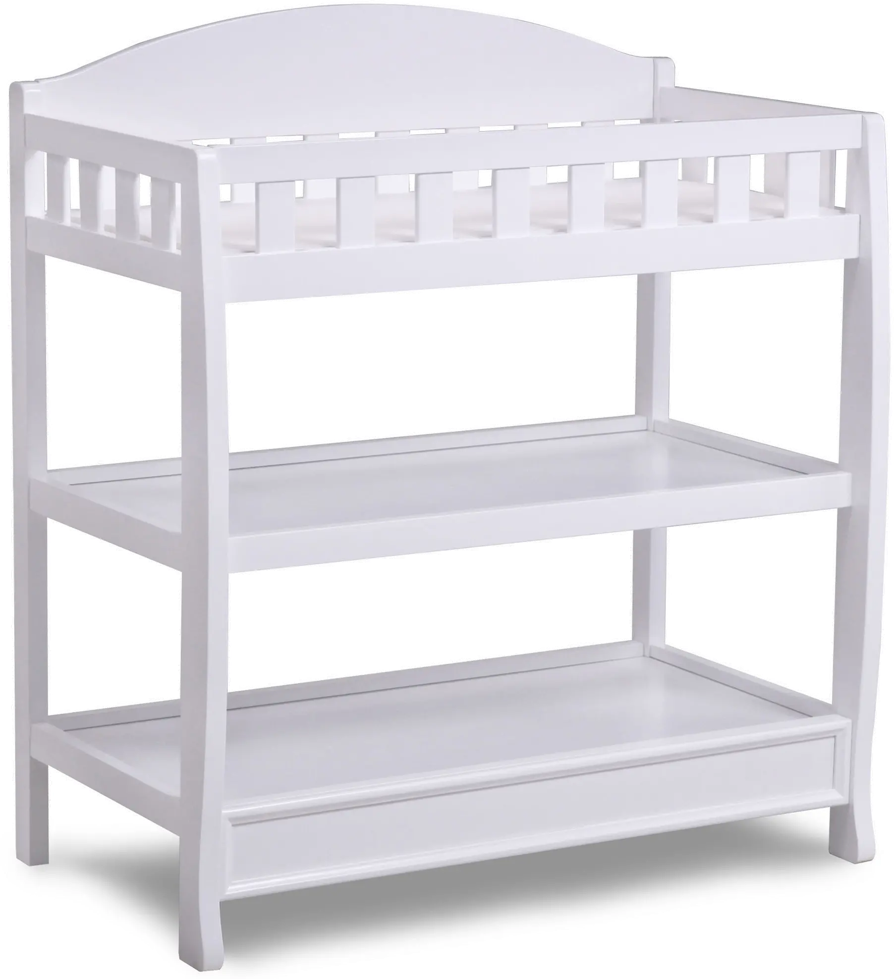 Wilmington White Changing Table with Pad-3