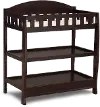 Wilmington Dark Brown Changing Table with Pad
