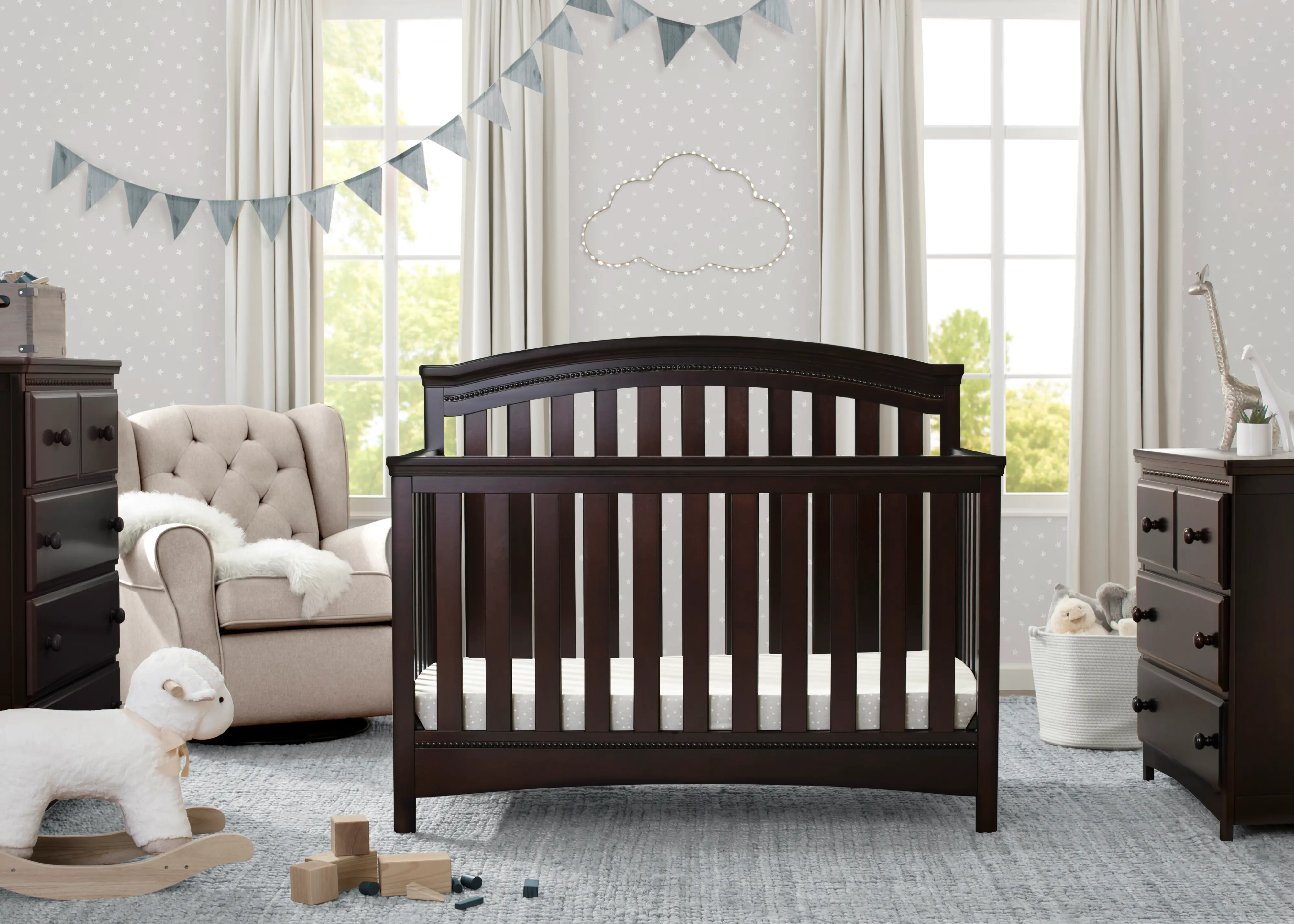 Emerson Dark Brown 4-in-1 Convertible Crib-2