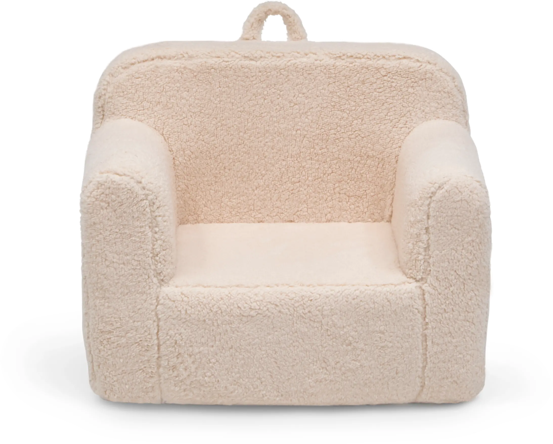 Cozee Kids Cream Sherpa Chair-4