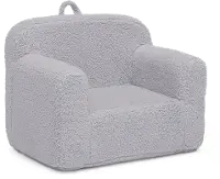 Cozee Kids Gray Sherpa Chair