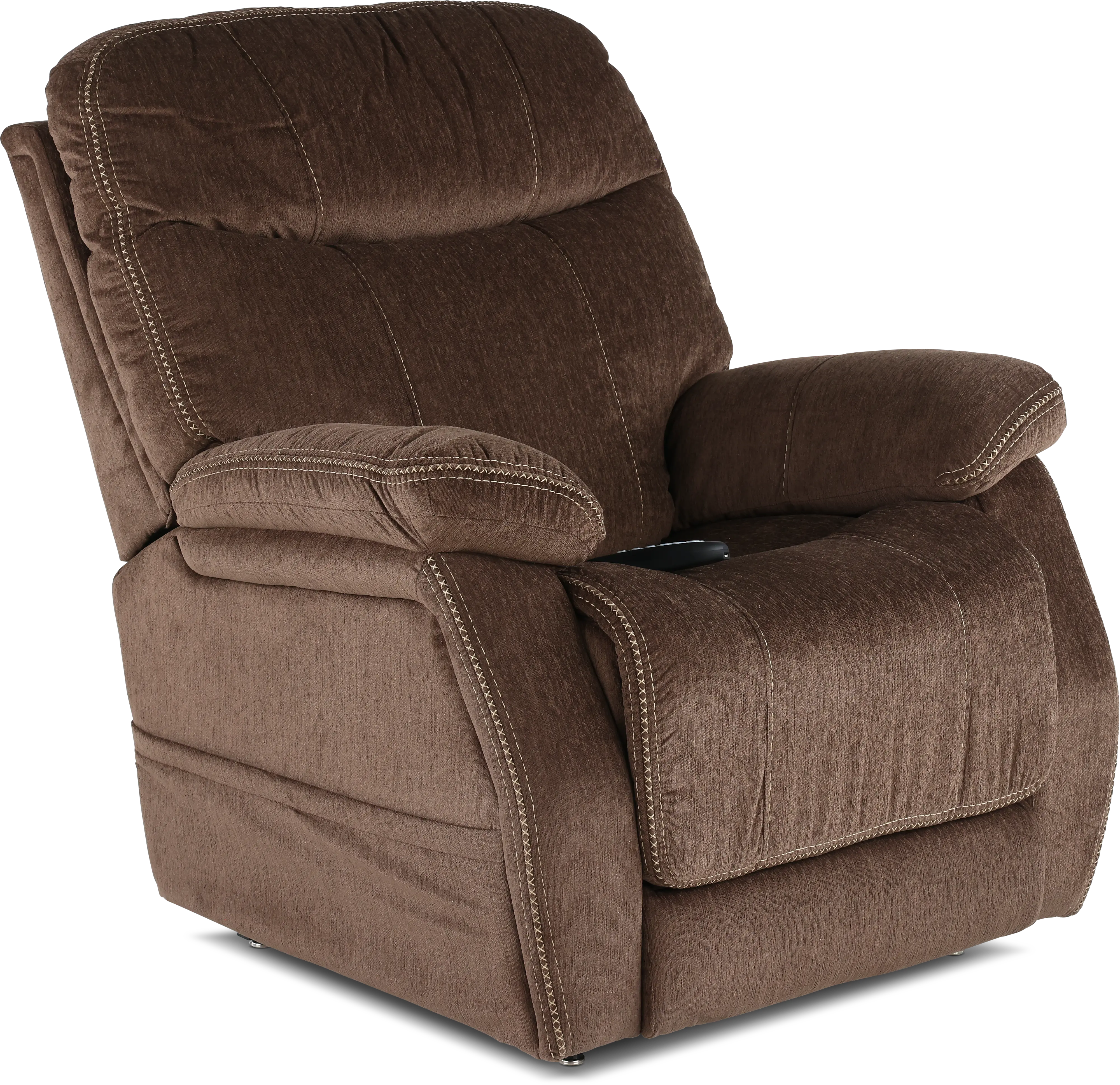 Velvety Mink Brown Power Lift Recliner-2