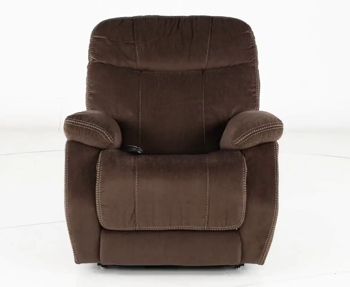 Velvety Mink Brown Power Lift Recliner-4