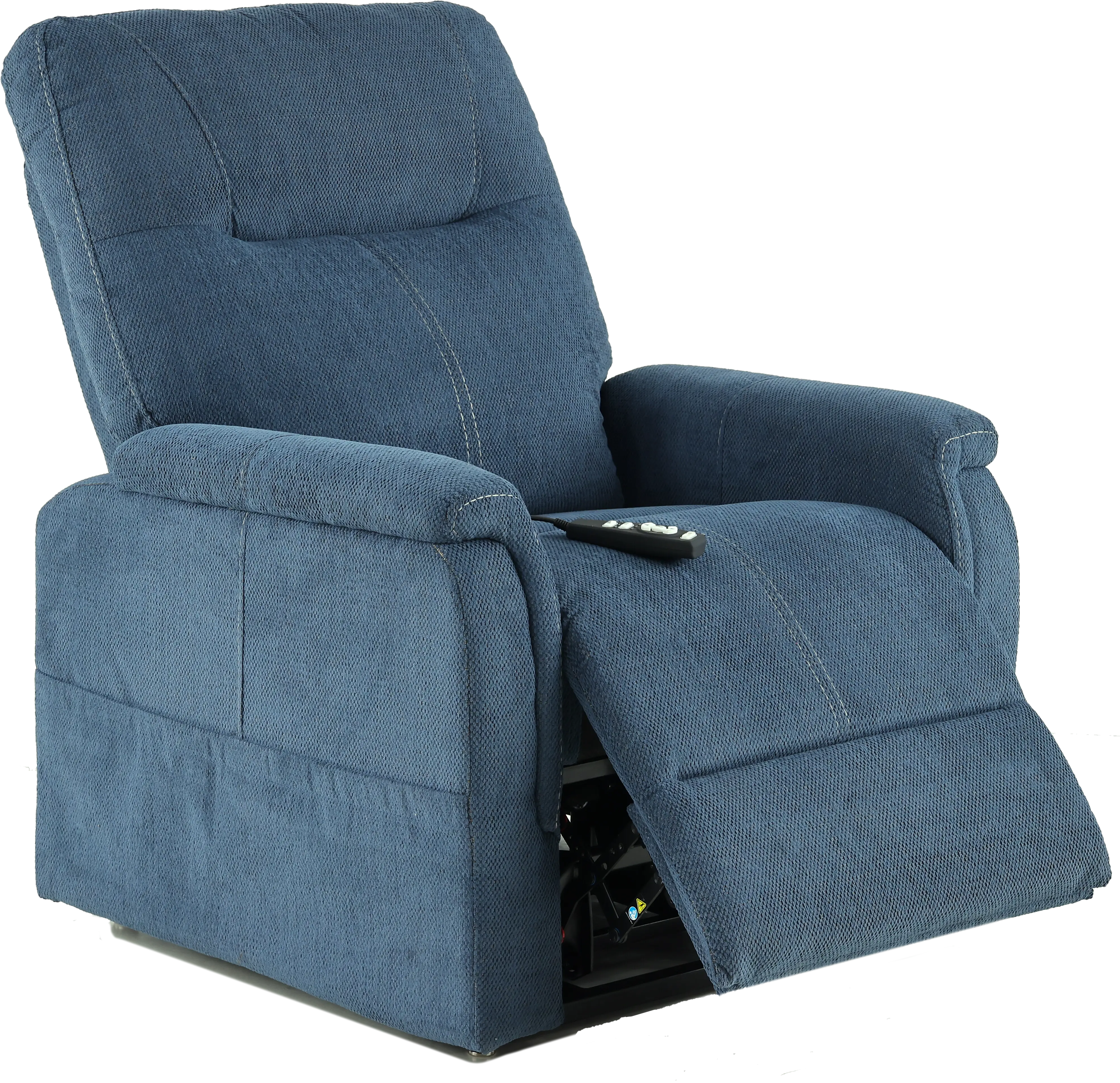 Dynamo Indigo Blue Power Lift Recliner with Heat and Massage-8