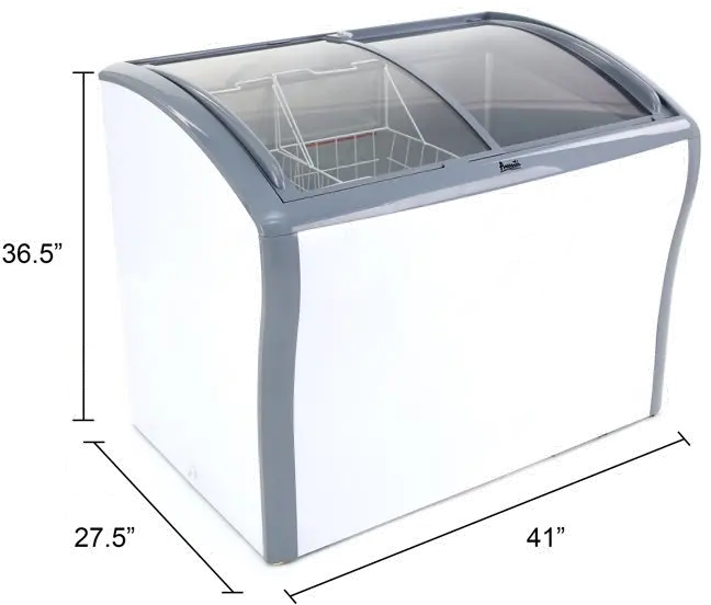 CFC836Q0WG Avanti 9.5 Cu Ft Convertible Chest Freezer - White-5