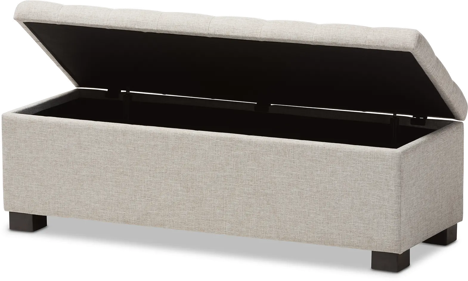 128-7045-RCW Roanoke Beige Storage Bench-6